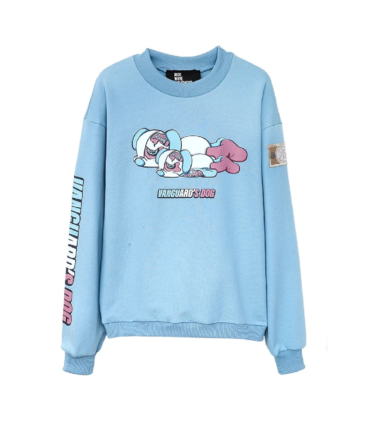 Mod Wave Movement x Vanguard's Dog - Sudadera King - Baby Blue