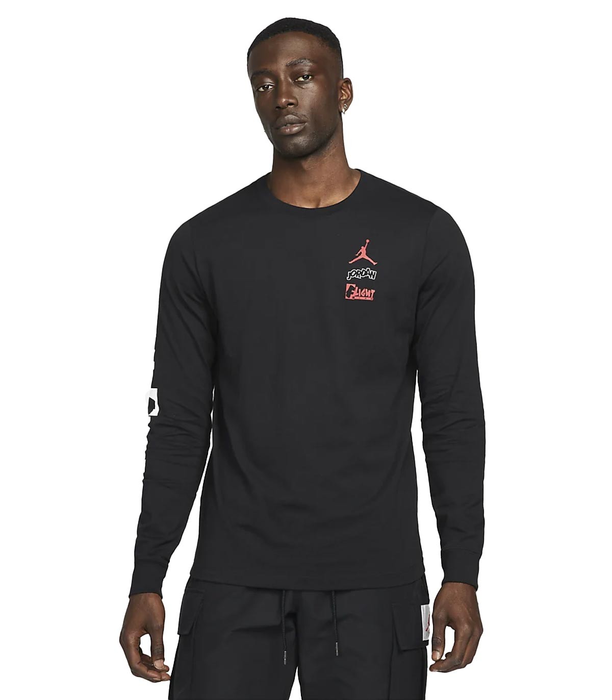 Jordan - Camiseta LS Flight Team - Negro