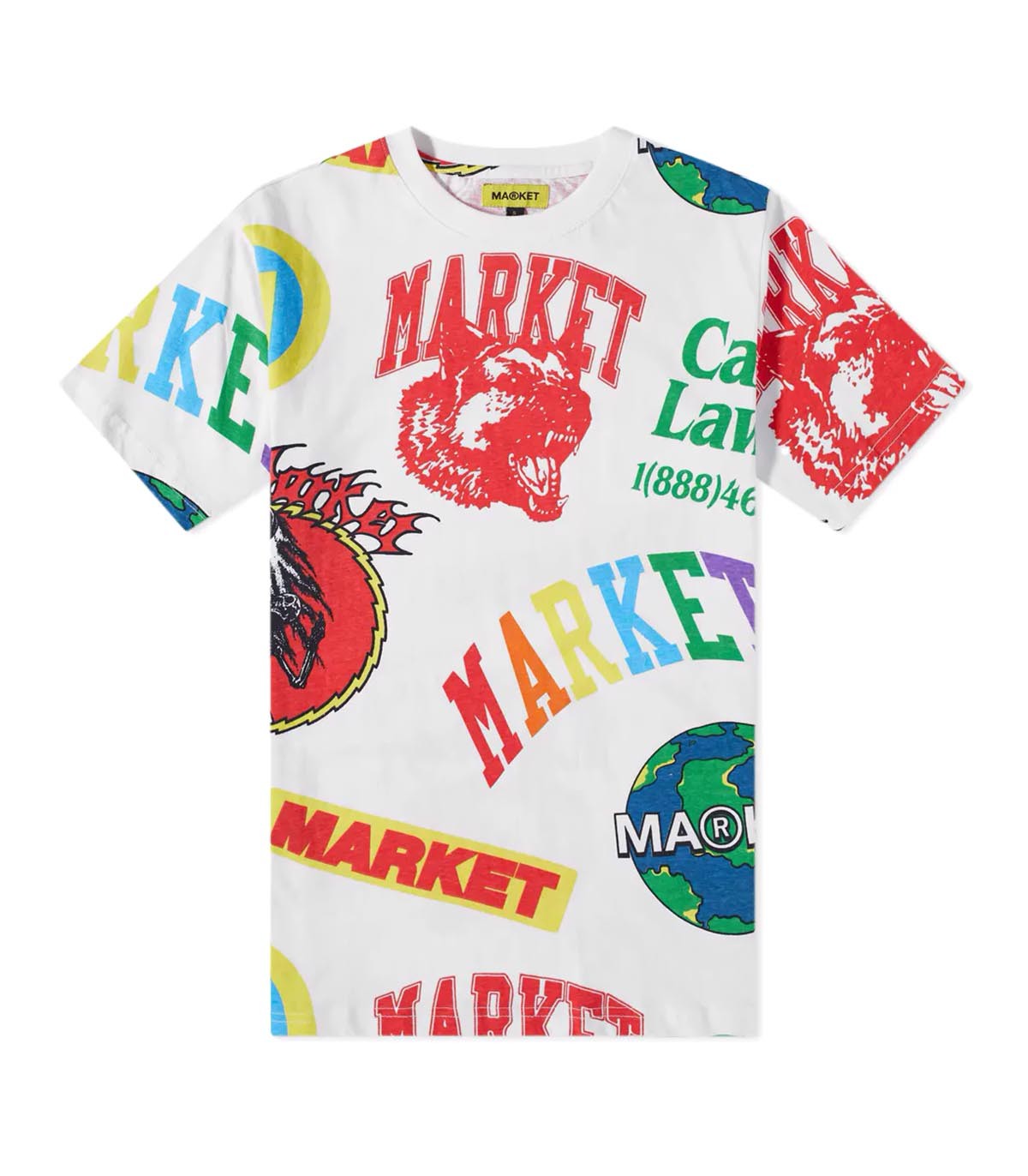 Market - Camiseta Monogram AOP