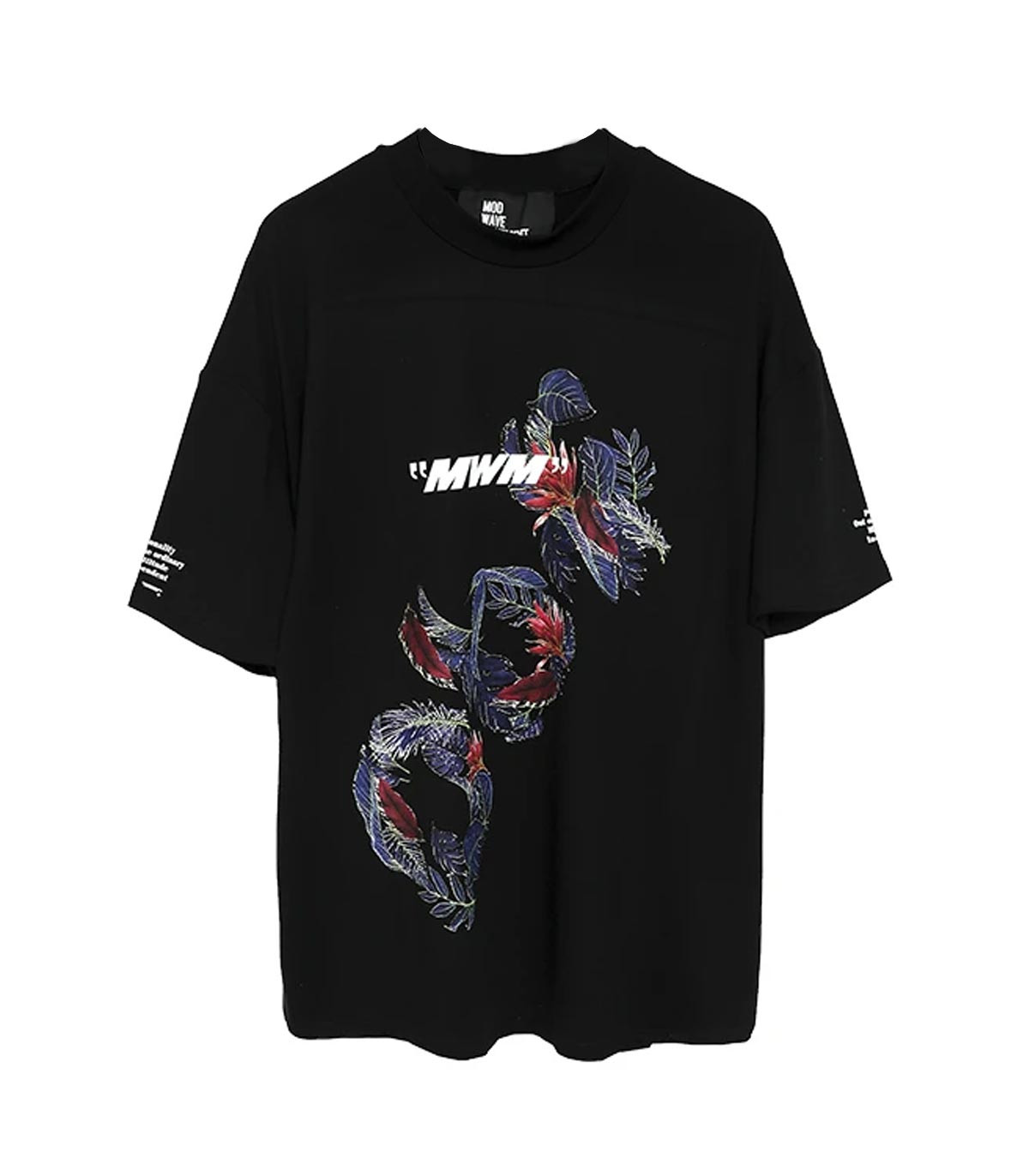Mod Wave Movement - Camiseta - Negro