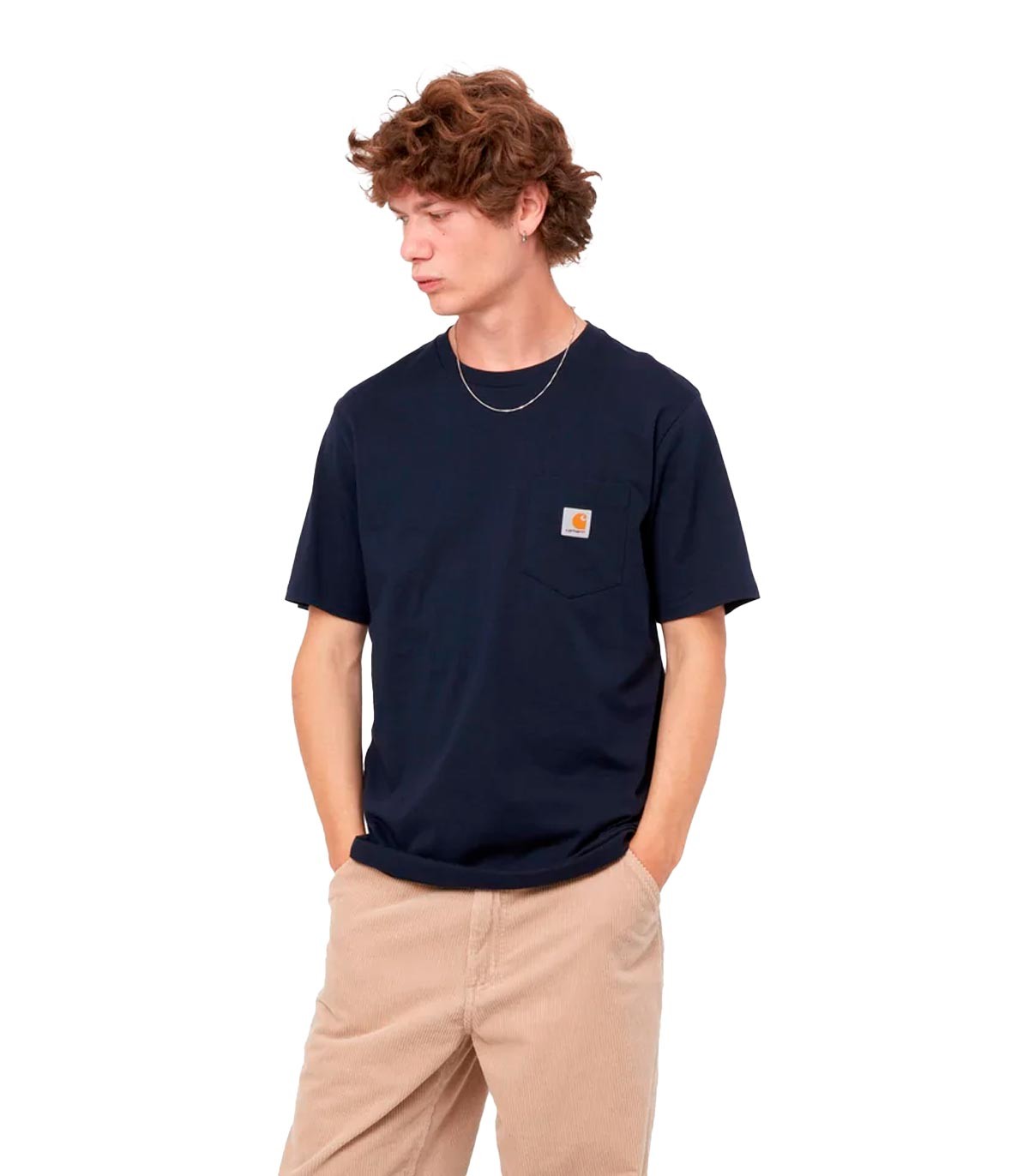 Carhartt Wip - Camisetas S/S Pocket T-Shirt - Azul