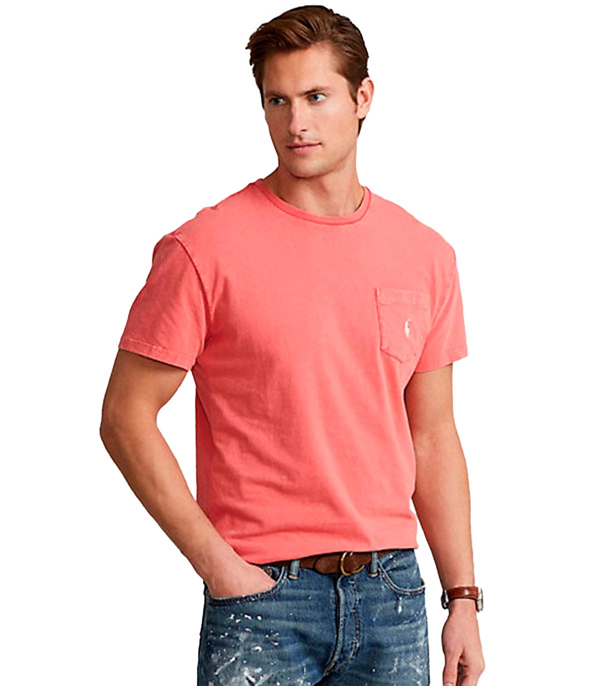 Polo Ralph Lauren - Camiseta con Bolsillo y Logo