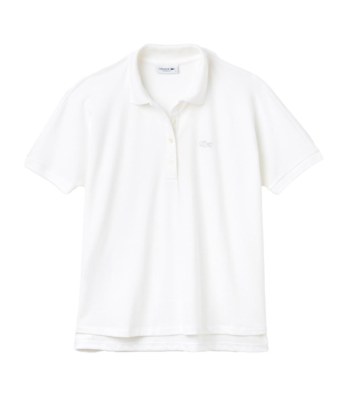 Lacoste - Polo Over Relaxed-Fit - Blanco