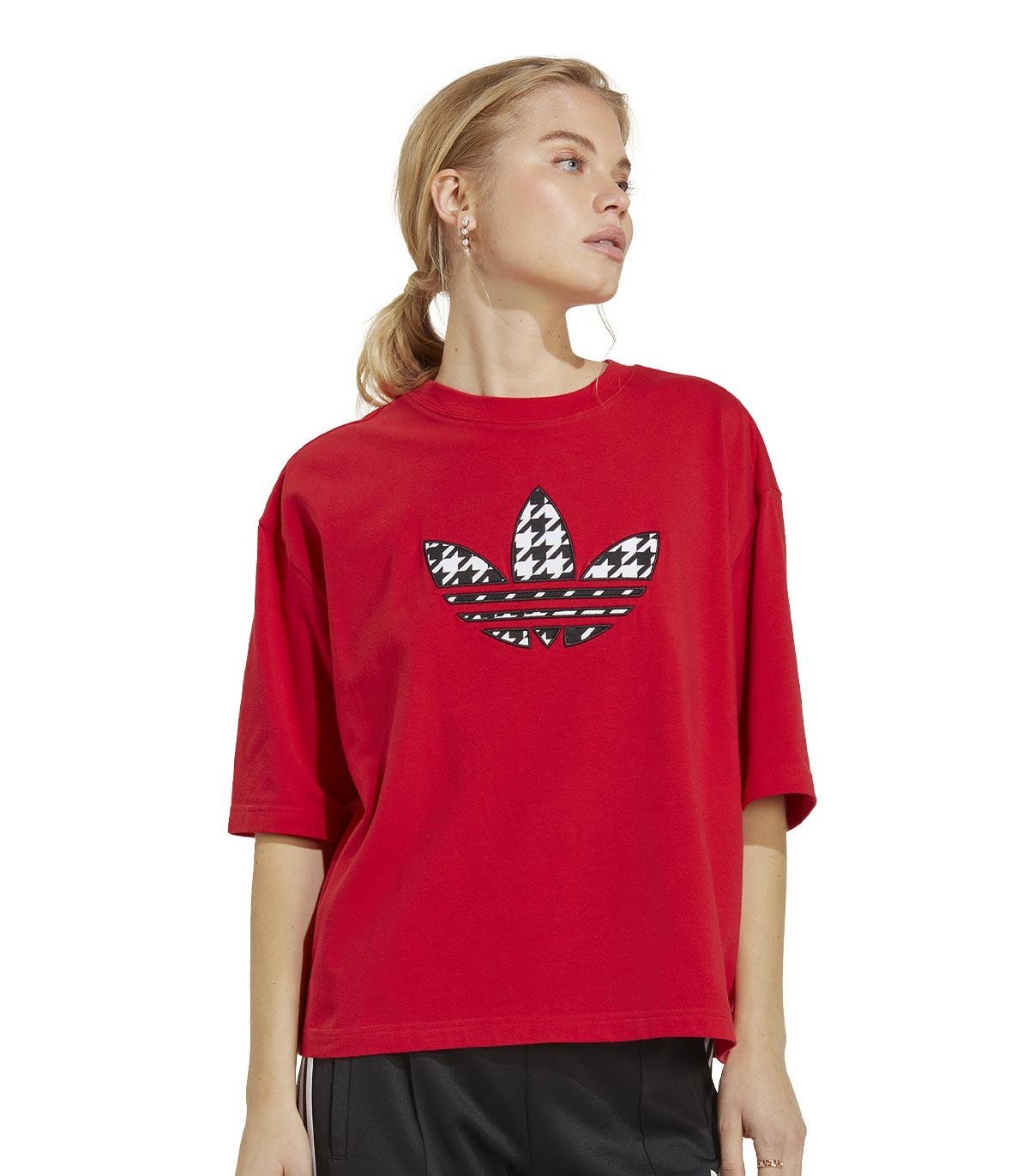 adidas - Camiseta Trefoil Infill - Rojo