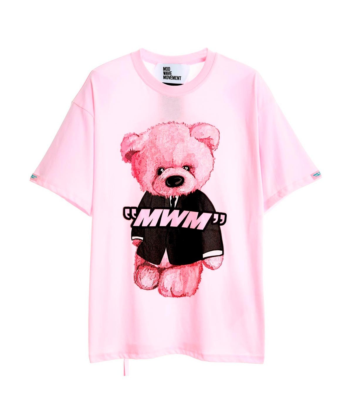 Mod Wave Movement - Camiseta Teddy - Rosa