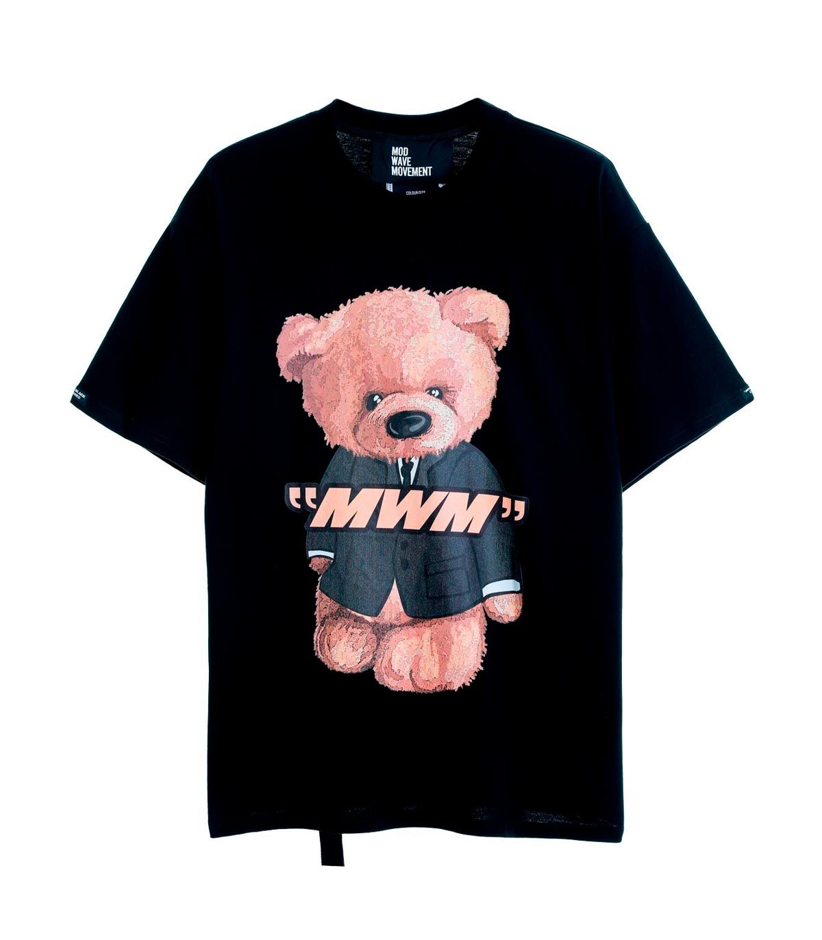 Mod Wave Movement - Camiseta Teddy - Negro