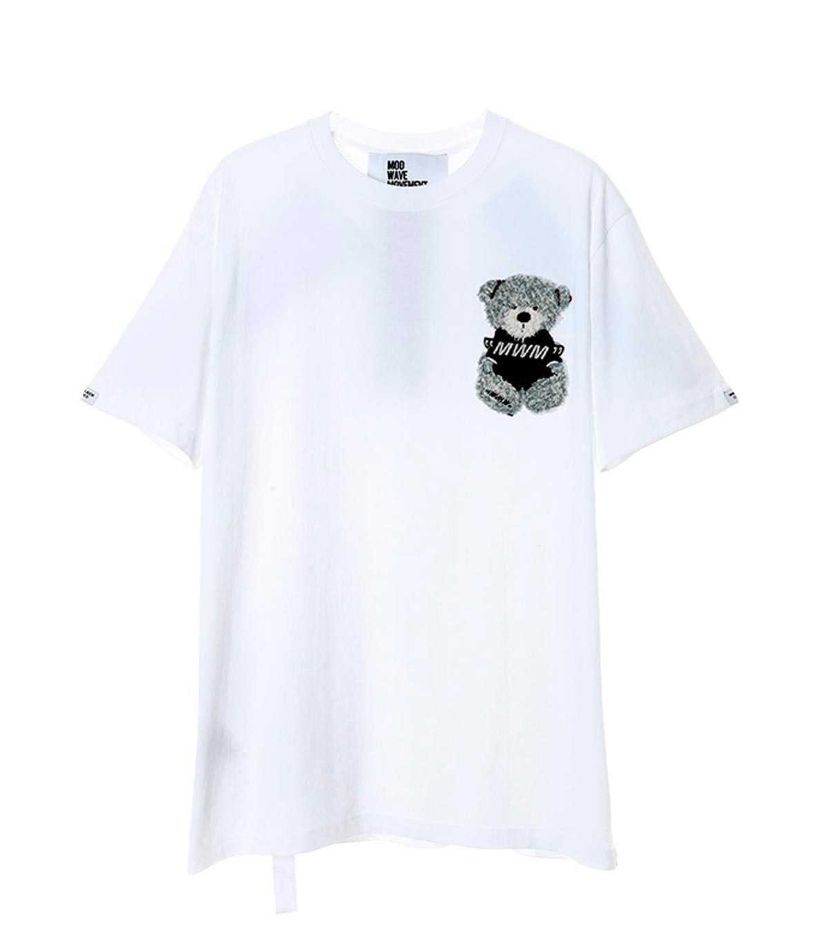 Mod Wave Movement - Camiseta Teddy - Blanco