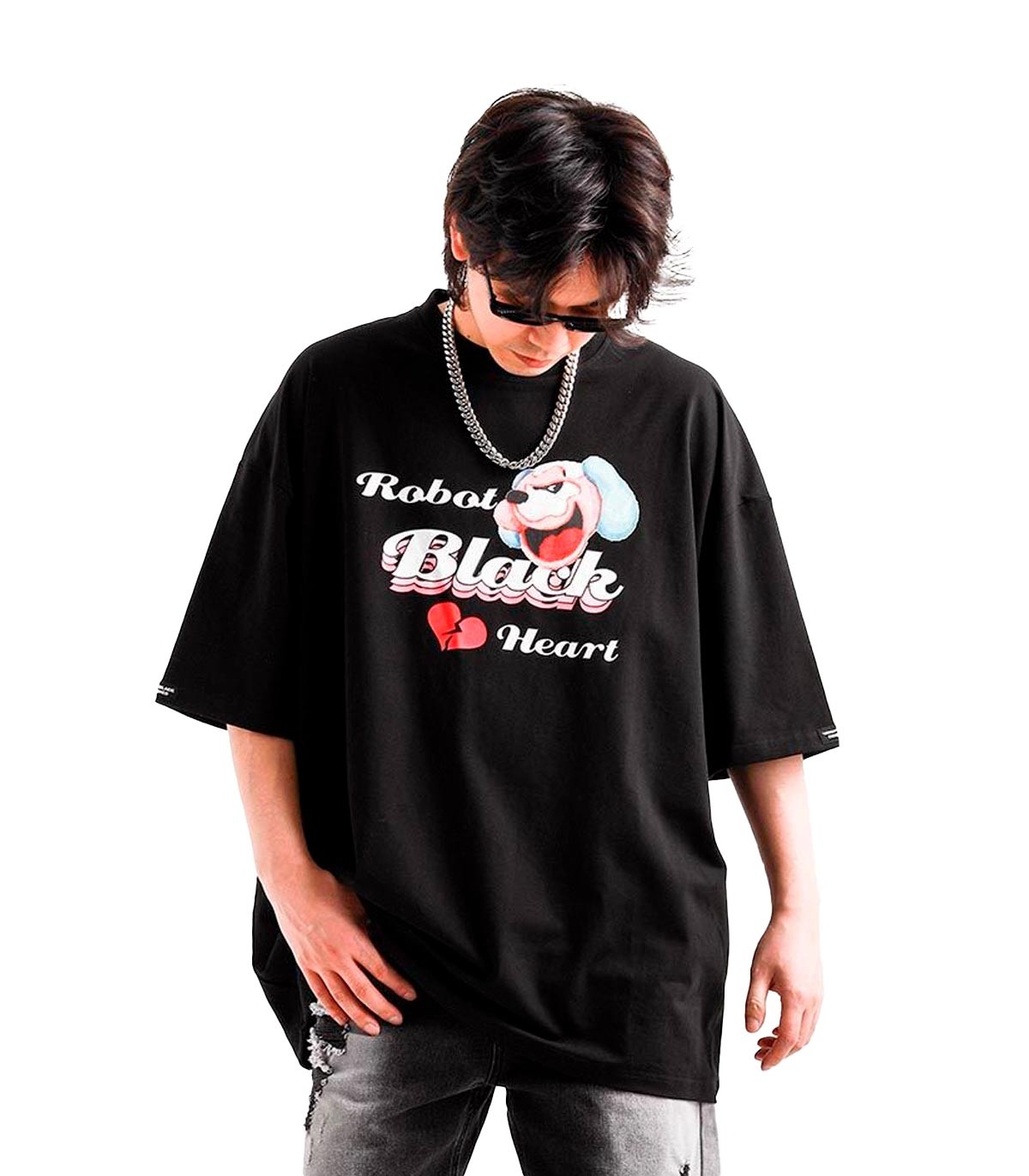 Mod Wave Movement - Camiseta Vanguards Dog - Negro
