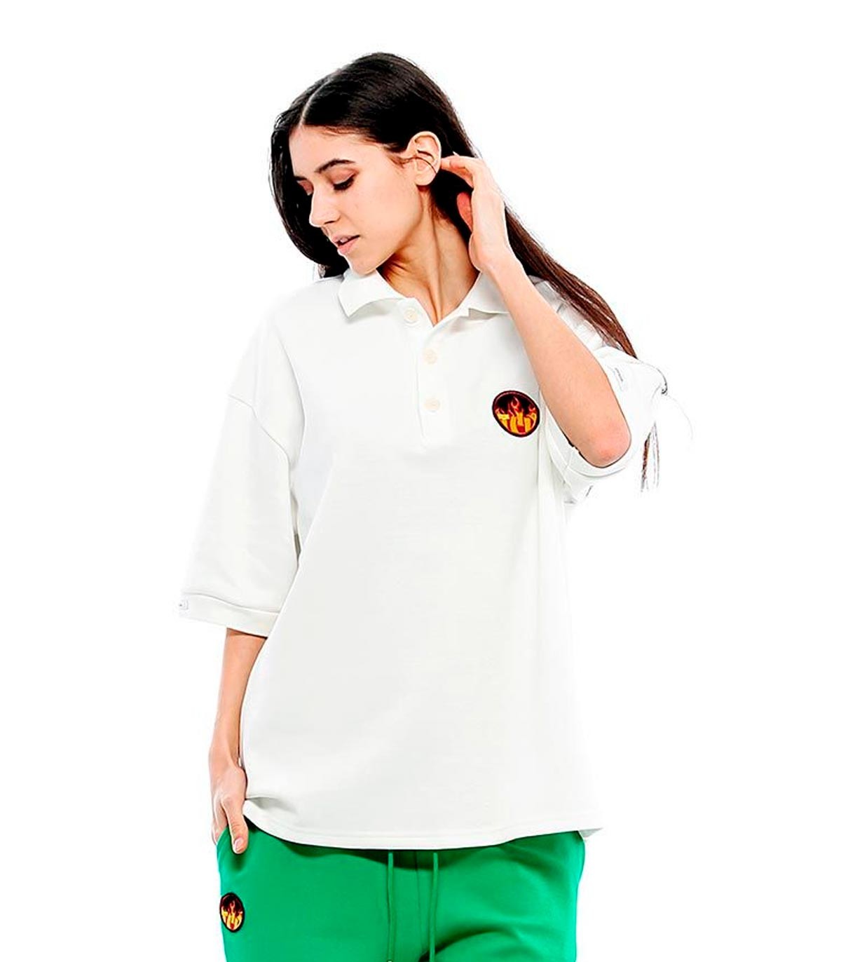 Mod Wave Movement - Polo Nestcrack And Wings - Blanco