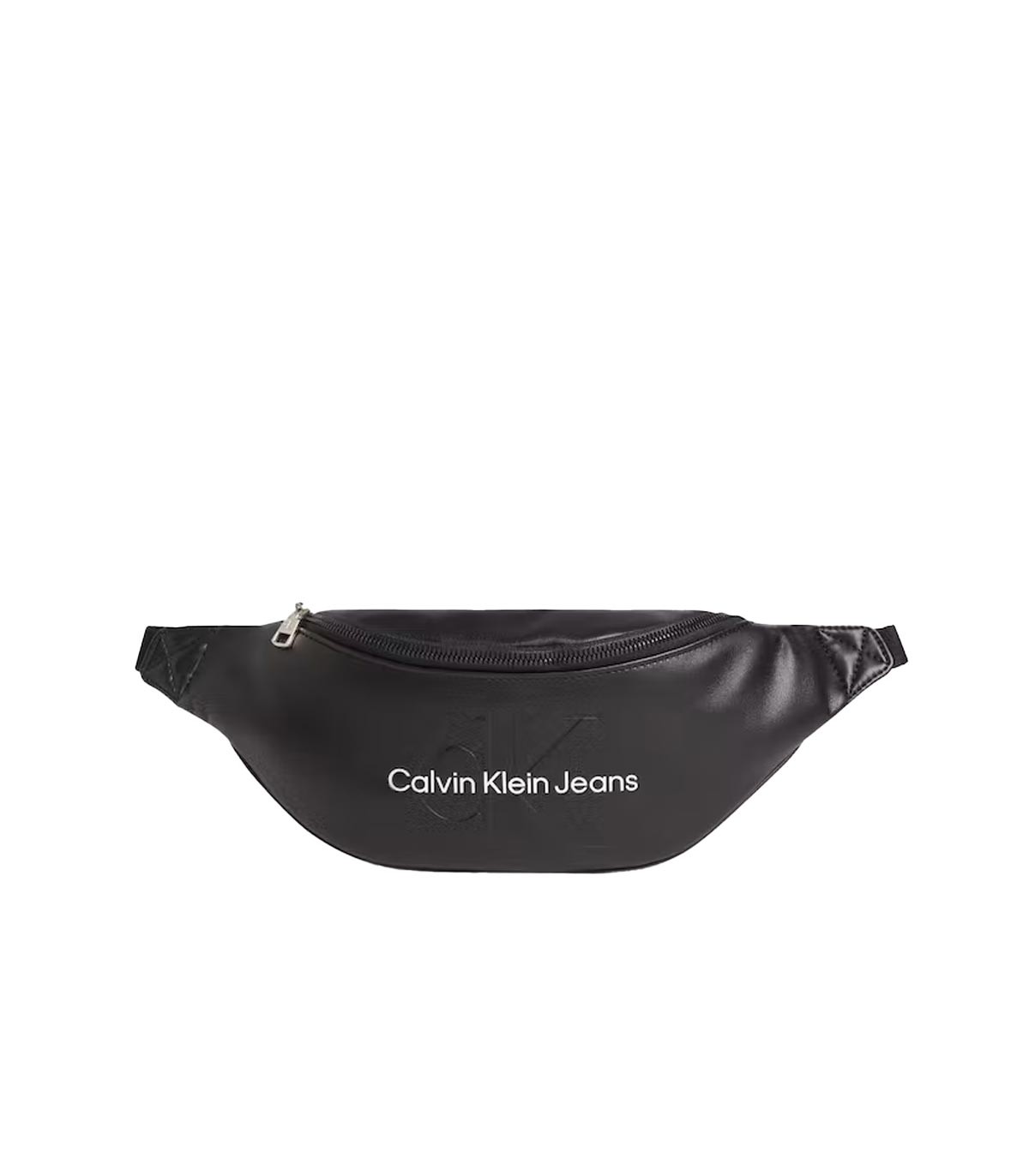 Calvin Klein - Riñonera Faux Leather Bum - Negro