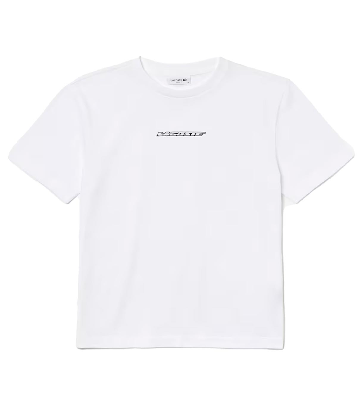 Lacoste - Camiseta Cols Roules - Blanco
