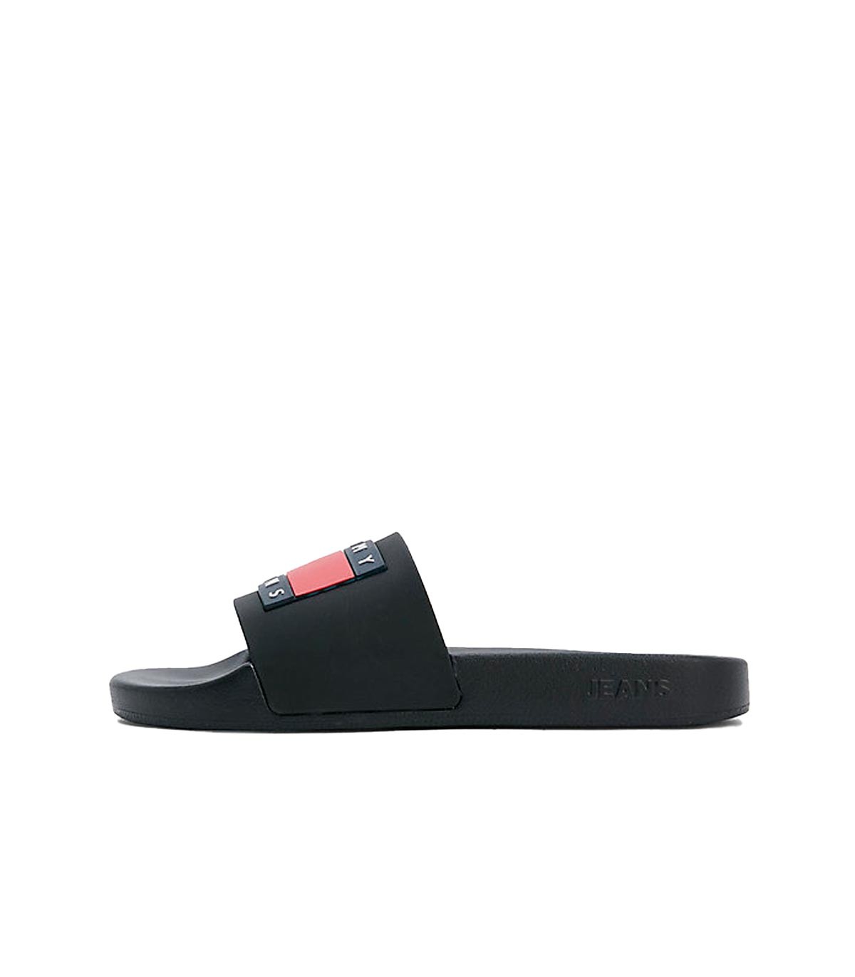 Tommy Jeans - Chanclas Flag Pool - Negro