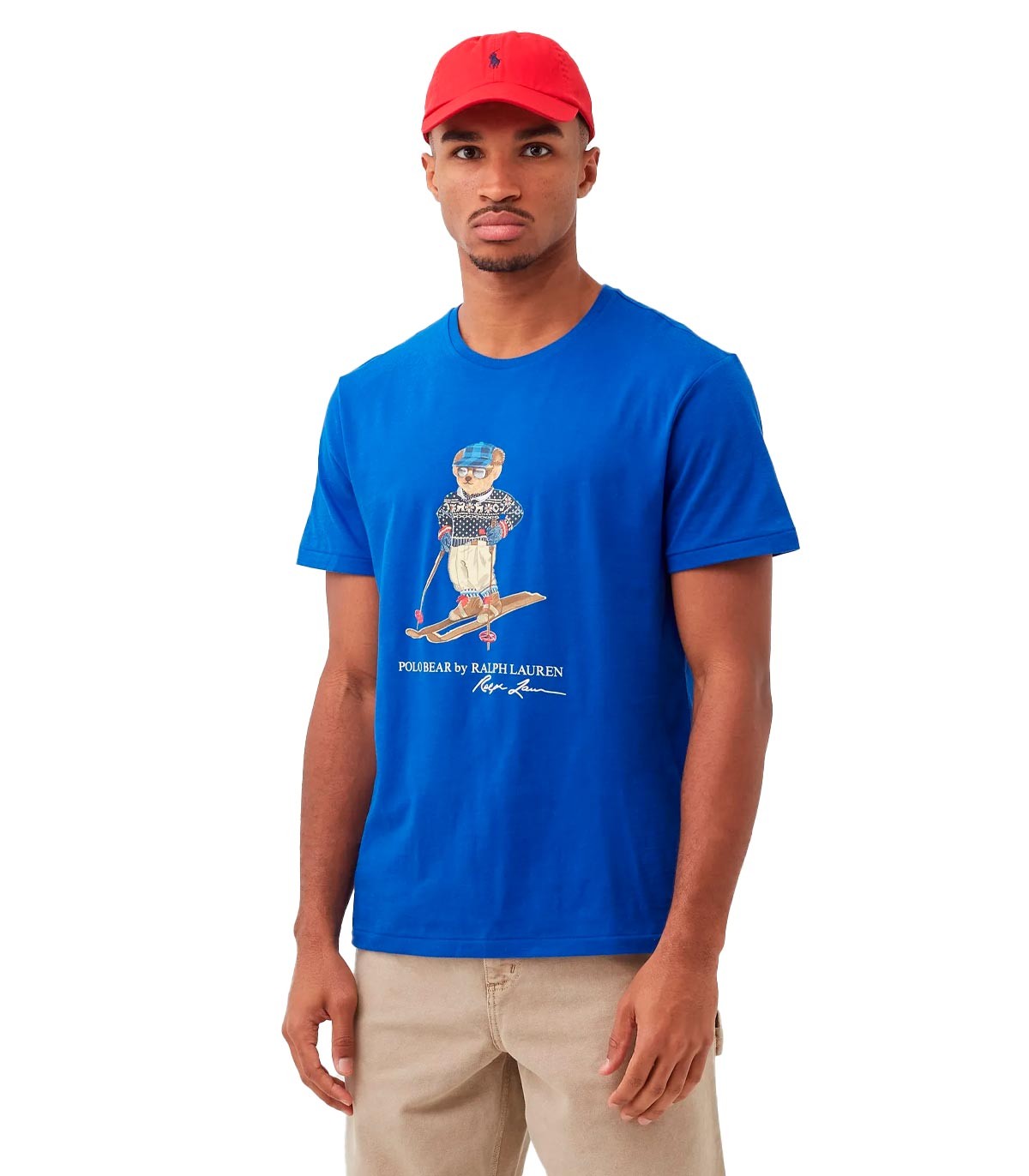 Polo Ralph Lauren - Camiseta Printed Bear - AZUL