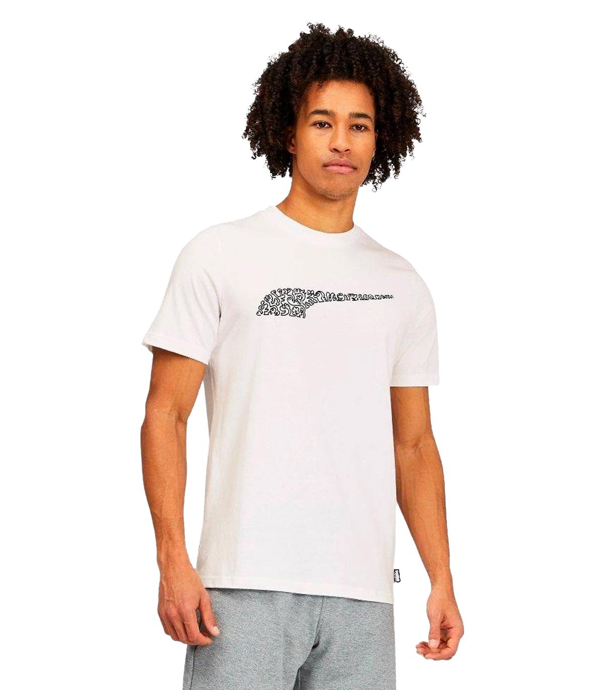 Puma x Mr. Doodle - Camiseta con Estampado - BLANCO