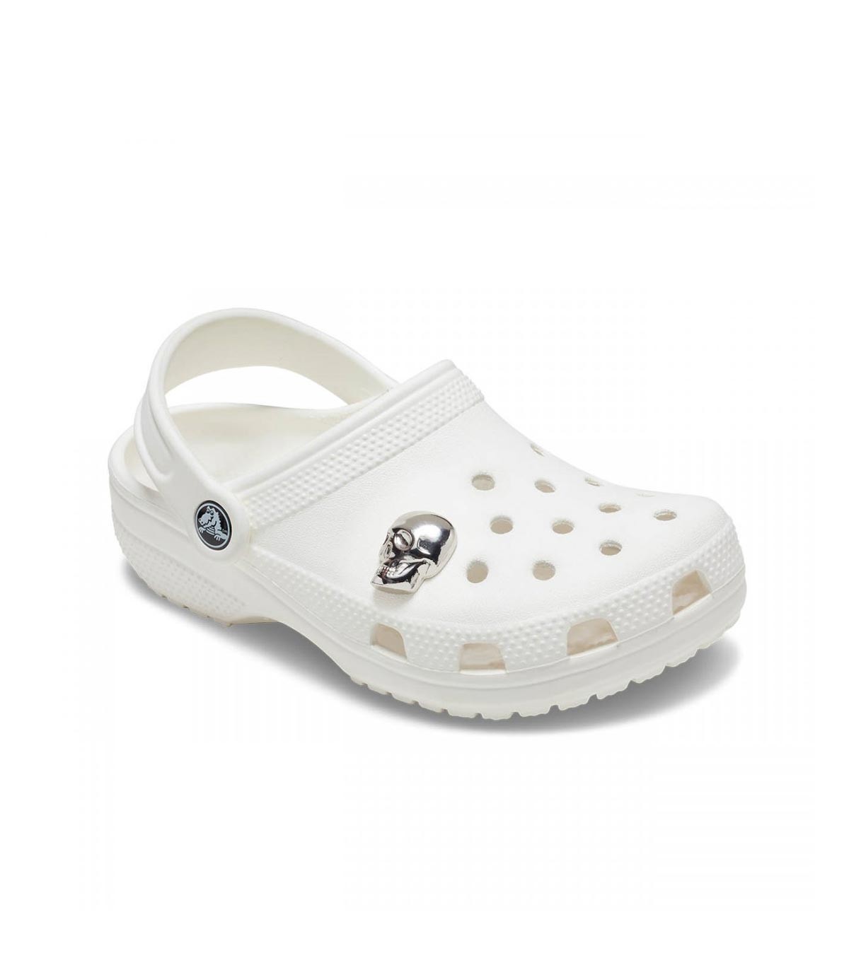 Crocs - Jibbitz™ Pin de Calavera Plateada
