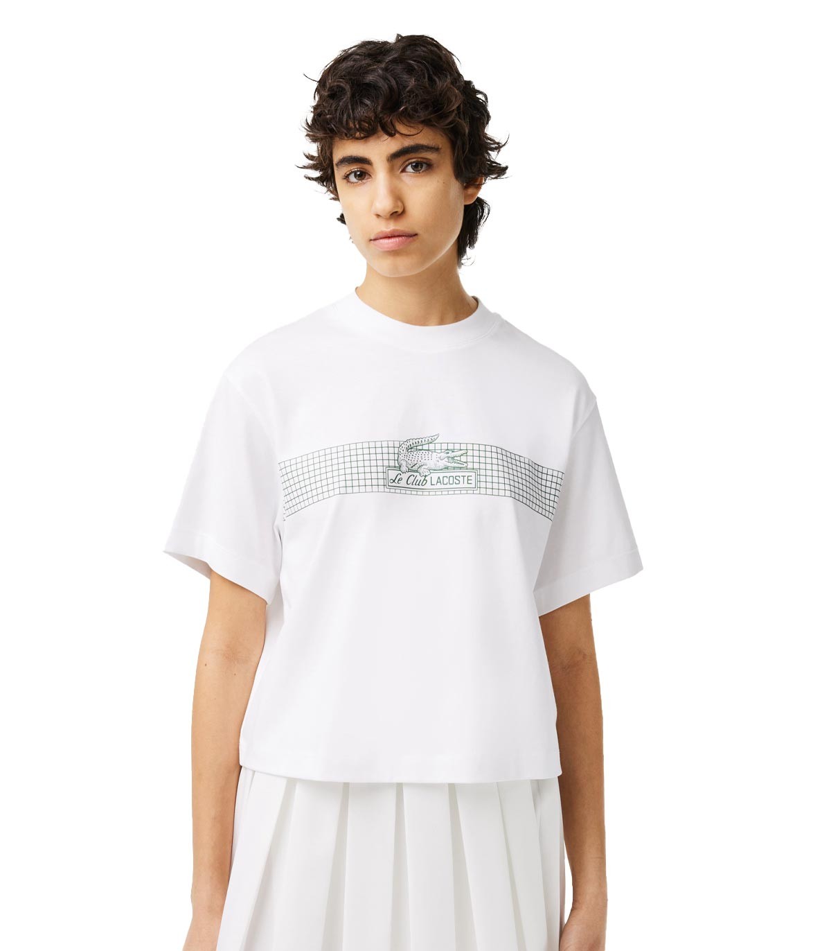 Lacoste - Camiseta Oversized - Blanco