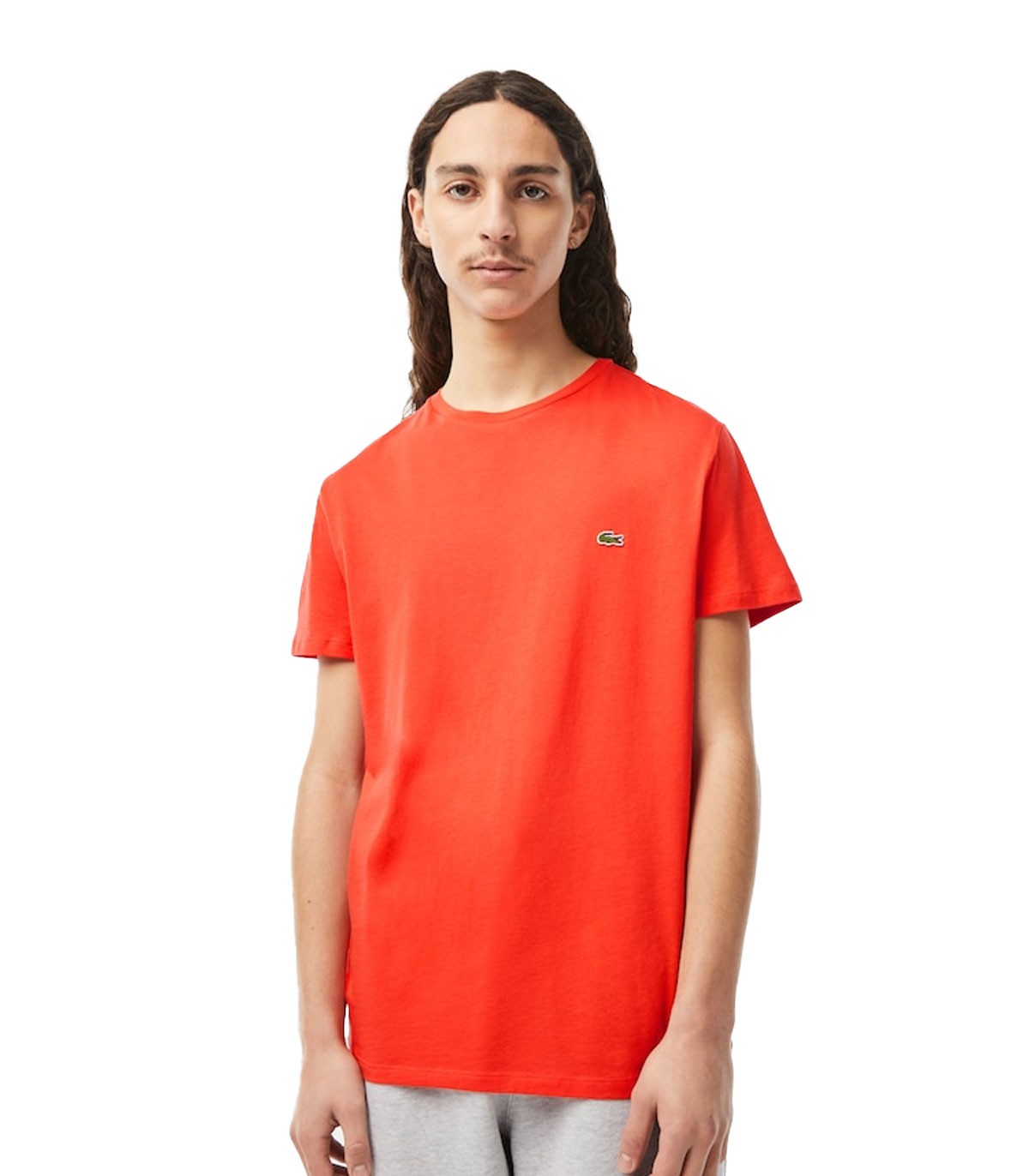 Lacoste - Camiseta con Logo - Naranja