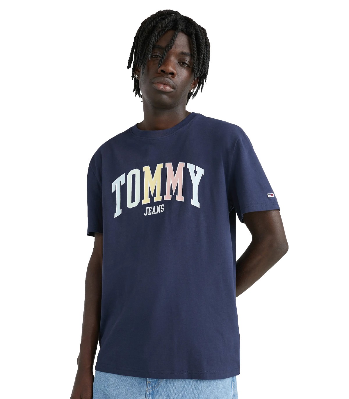 Tommy Jeans - Camiseta Regular Fit - Azul
