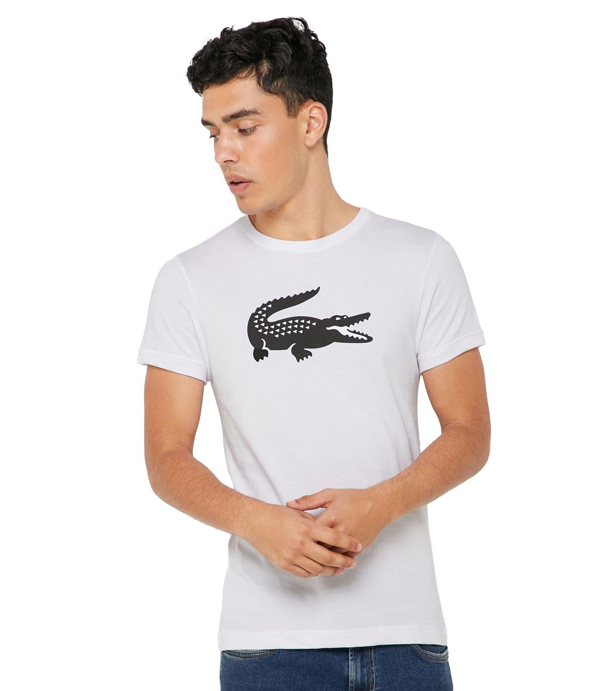 Lacoste - Camiseta con Logo - BLANCO