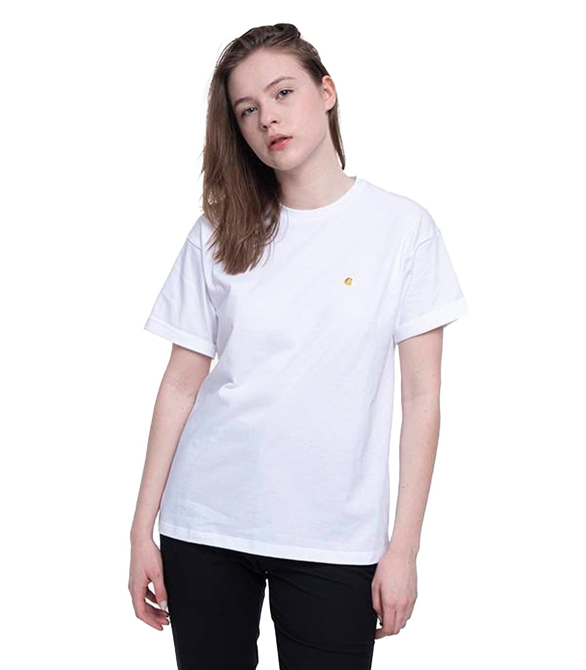 Carhartt Wip - Camiseta con Logo - Blanco