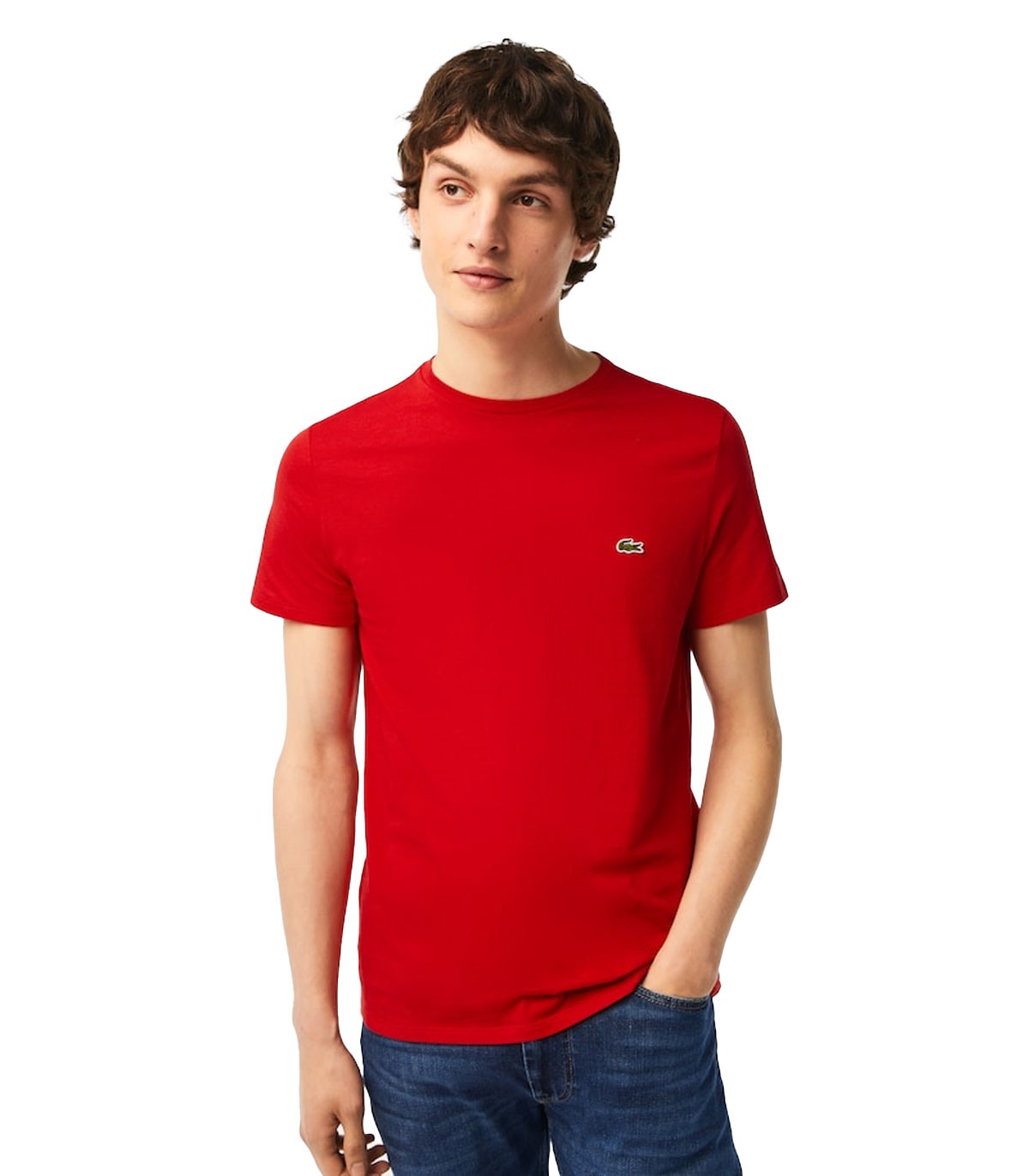Lacoste - Camiseta Regular Fit - Rojo