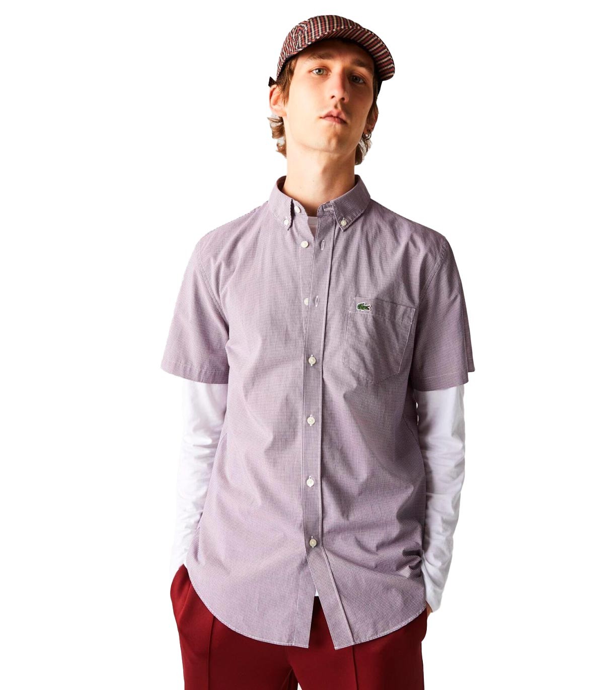 Lacoste - Camisa Regular Fit de Cuadros - Multicolor