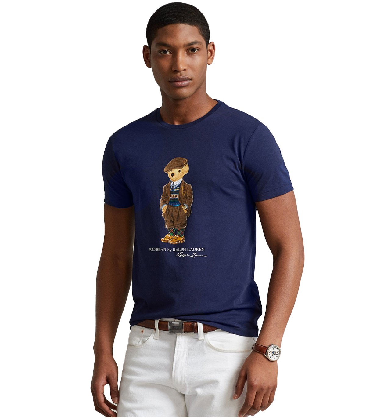 Polo Ralph Lauren - Camiseta de Punto Jersey Custom - Marino