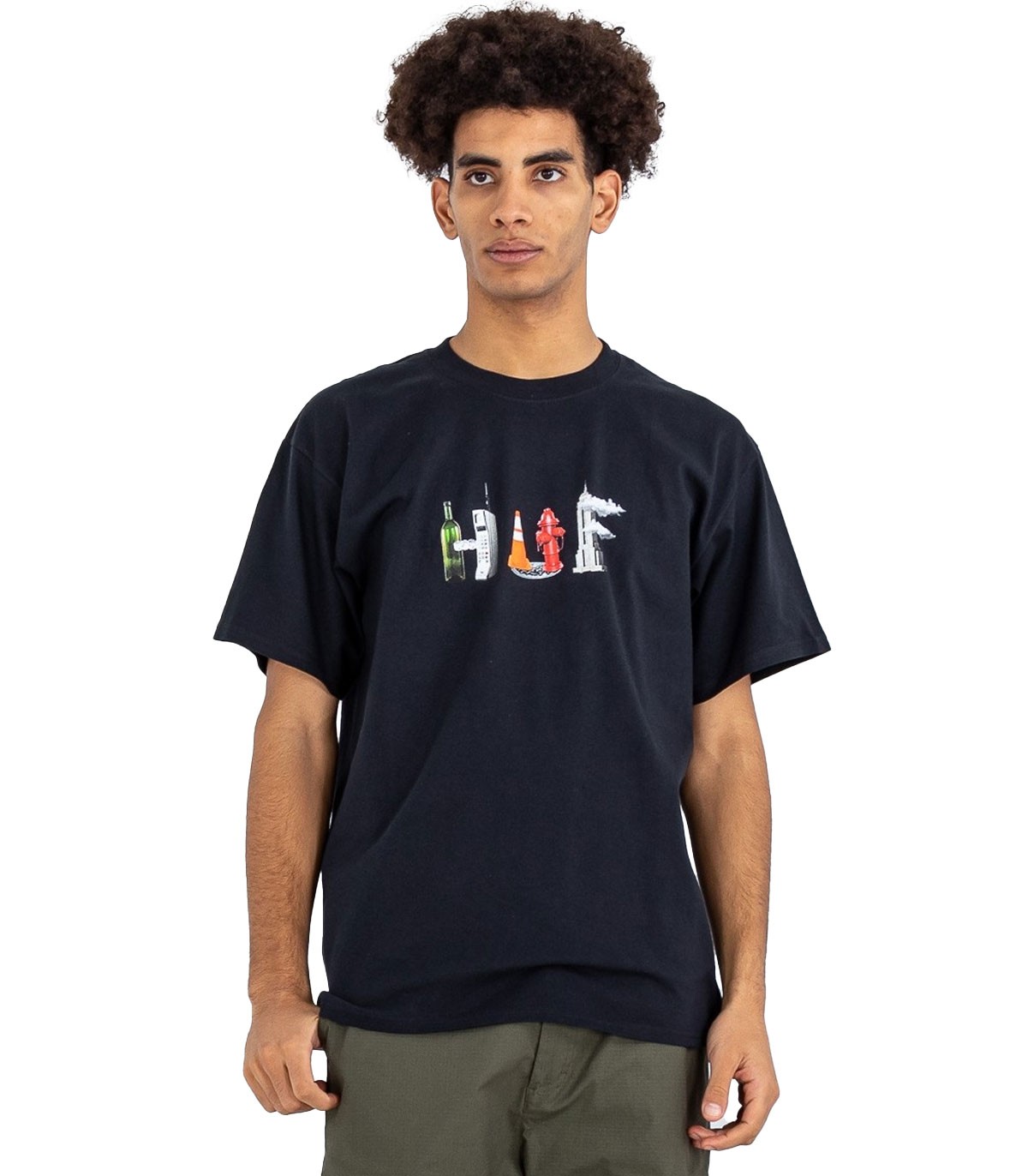 Huf - Camiseta Objectified - Negro
