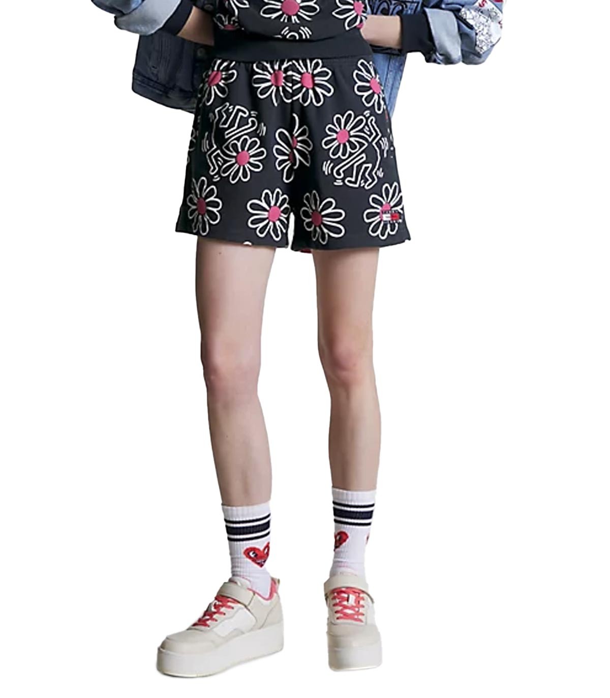 Tommy x Keith Haring - Pantalón Corto con Estampado