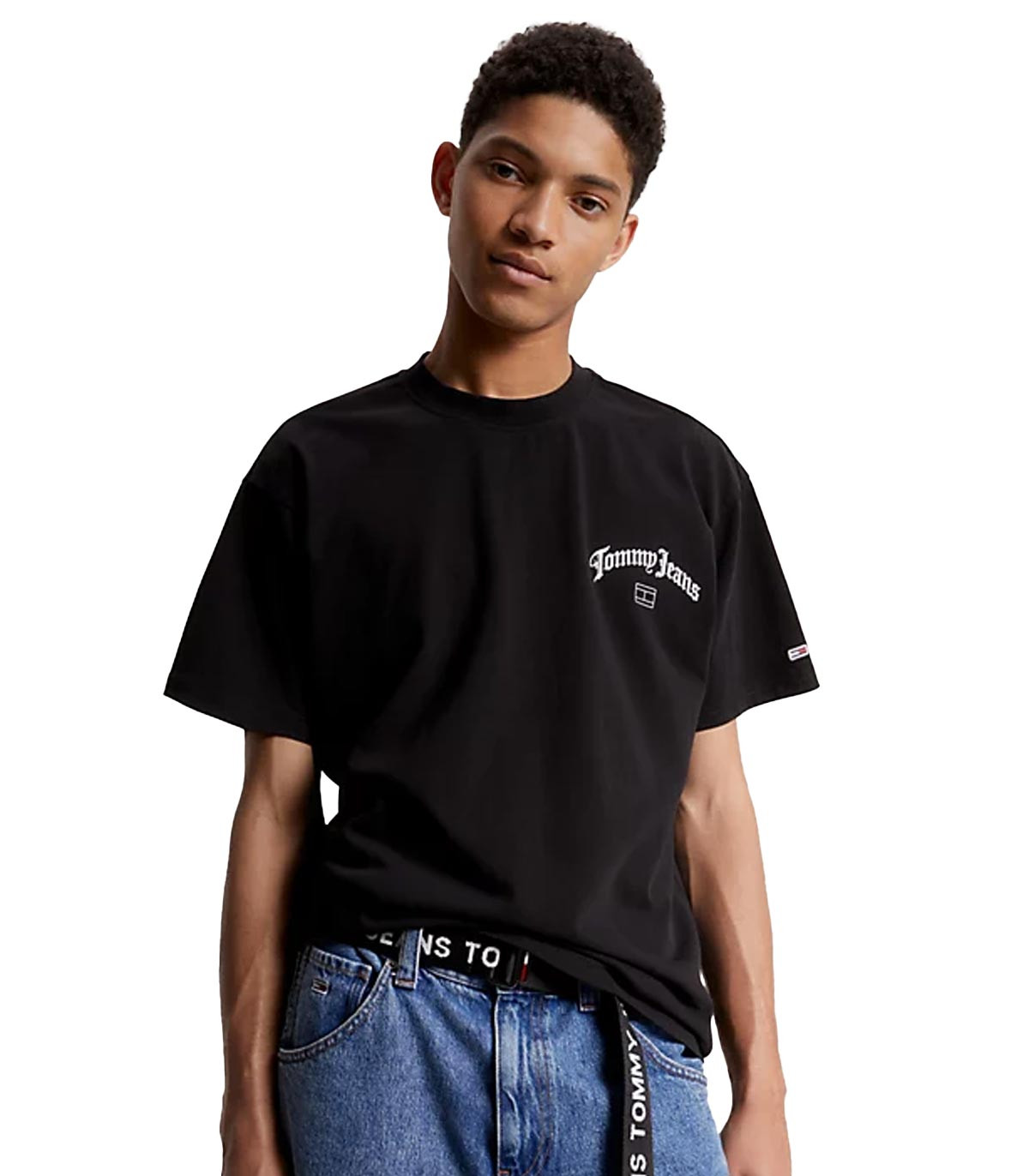 Tommy Jeans - Camiseta Relaxed Fit - Negro