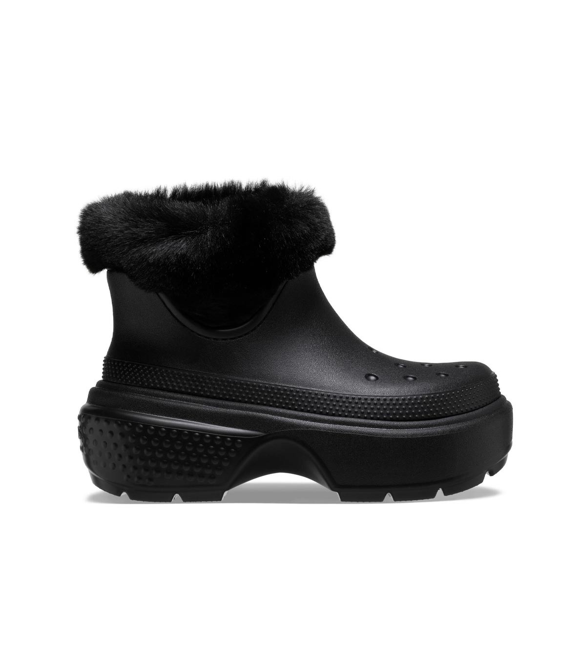 Crocs - Botas Stomp Lined - Negro
