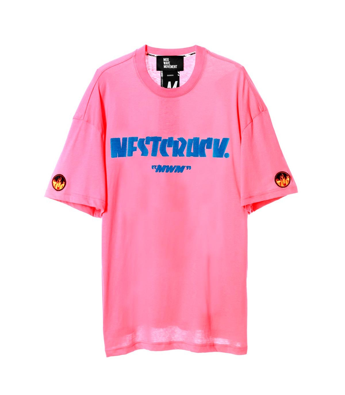 Mod Wave Movement - Camiseta Nestcrack - Rosa