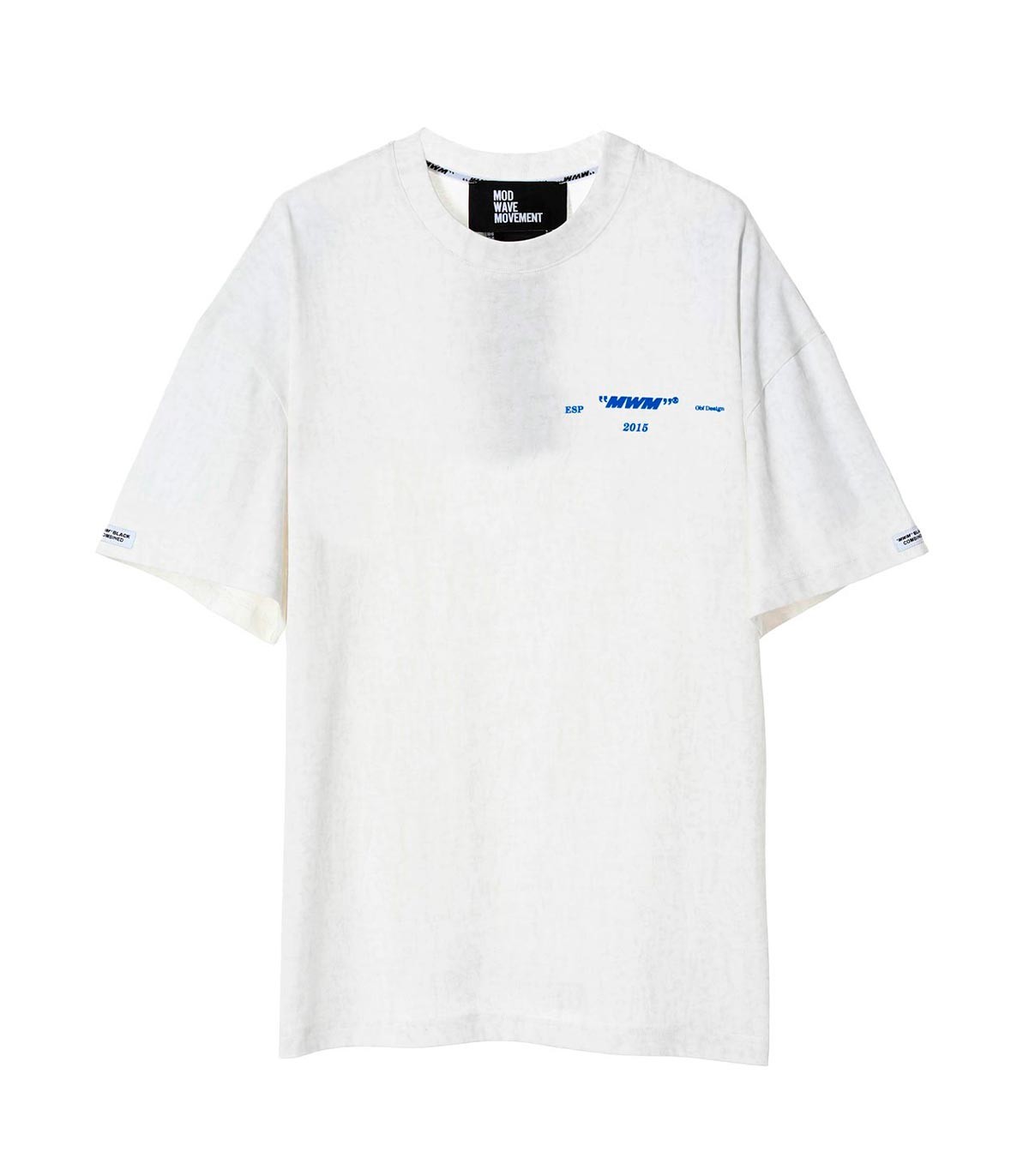 Mod Wave Movement - Camiseta Black Capsule - Blanco