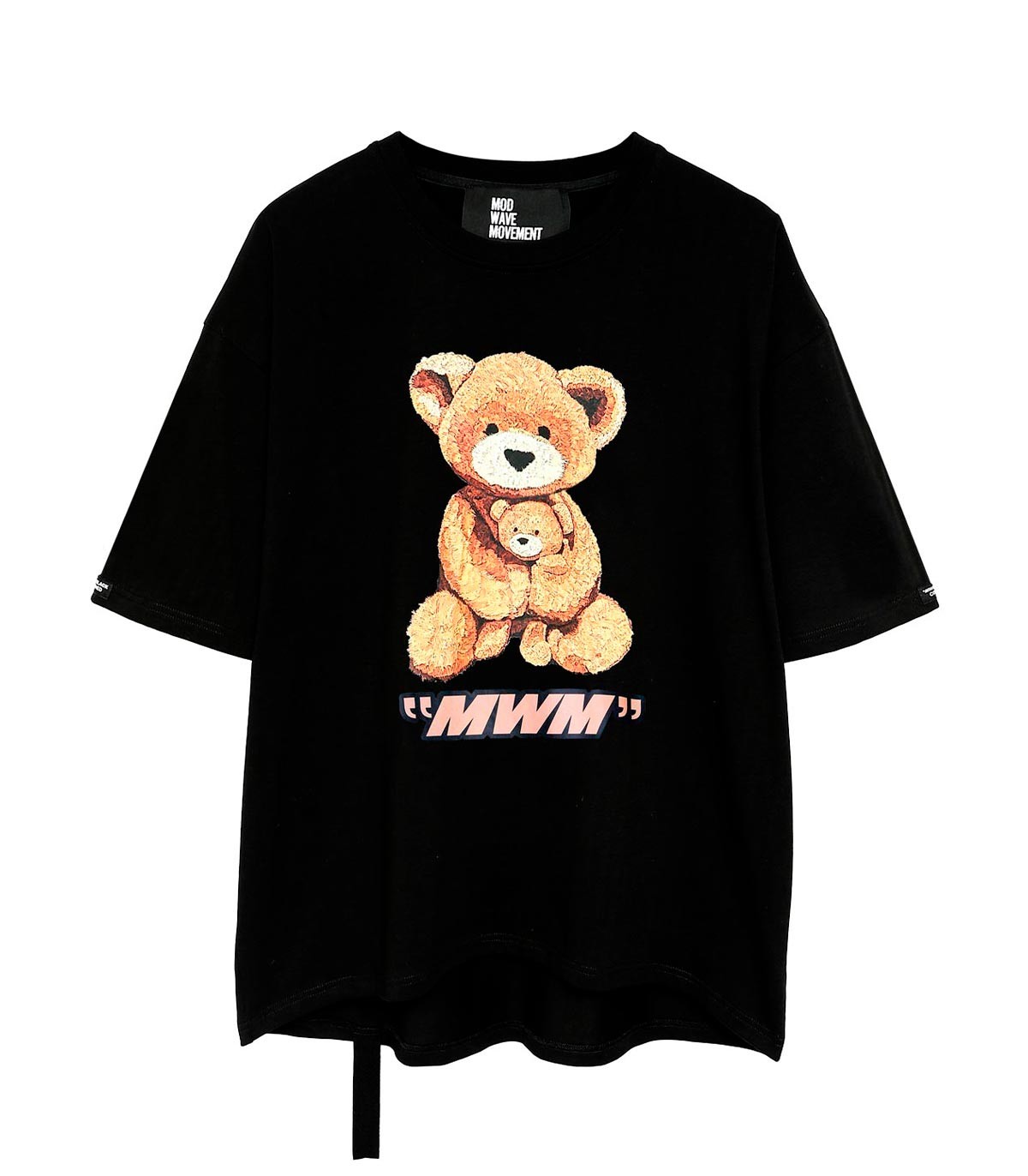 Mod Wave Movement - Camiseta Teddy - Negro