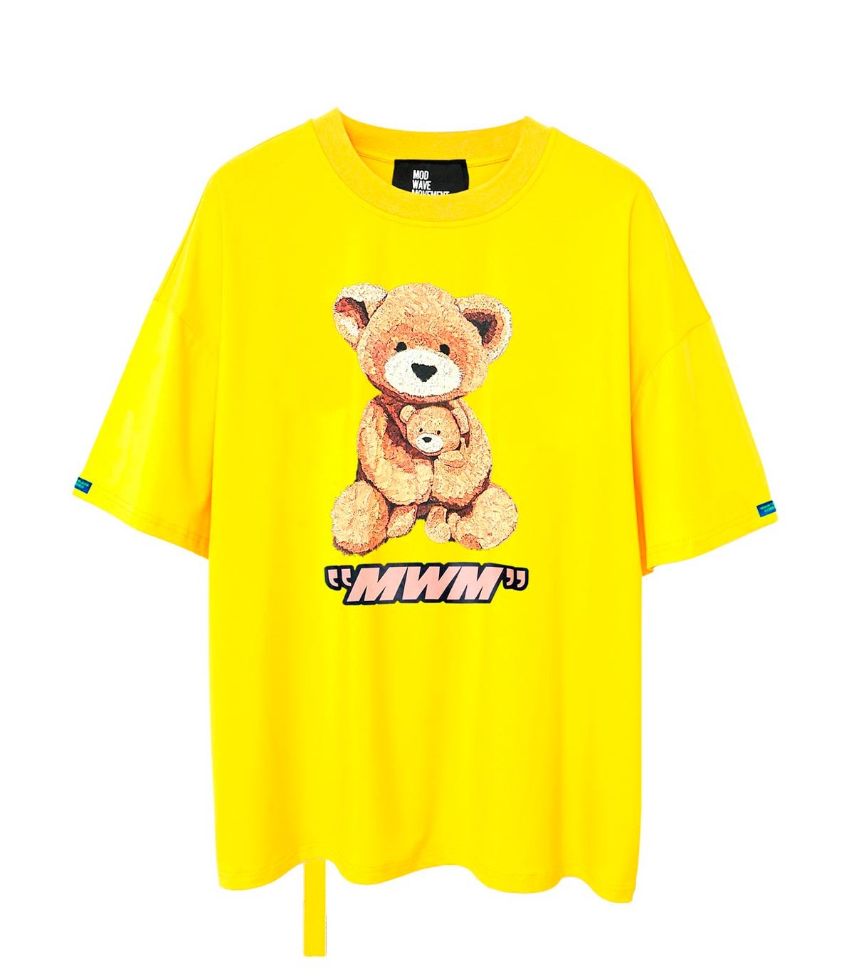 Mod Wave Movement - Camiseta Teddy - Amarillo