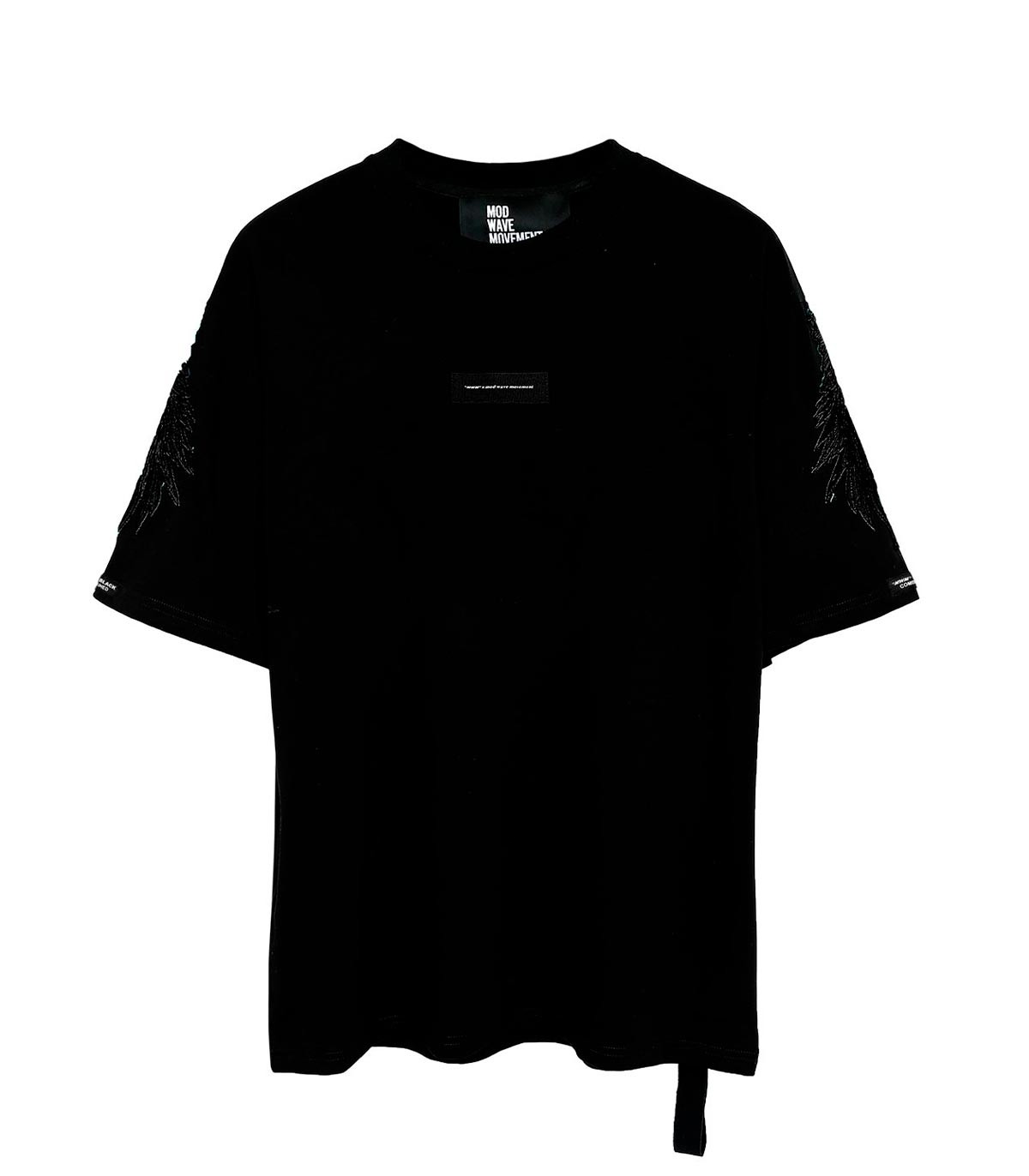 Mod Wave Movement - Camiseta Wings - Negro