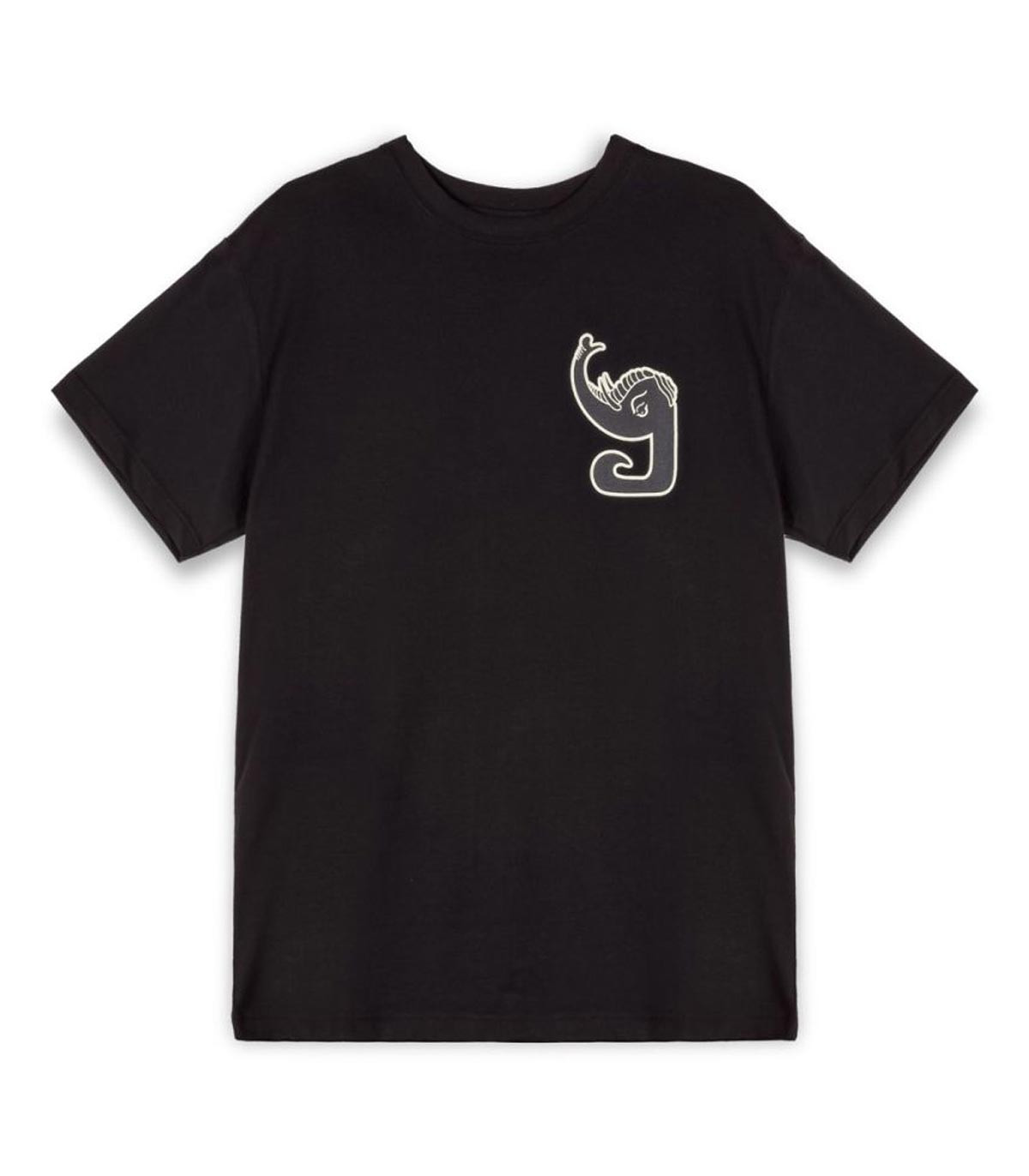 Grimey - Camiseta Regular "Tusker Temple" - Negro