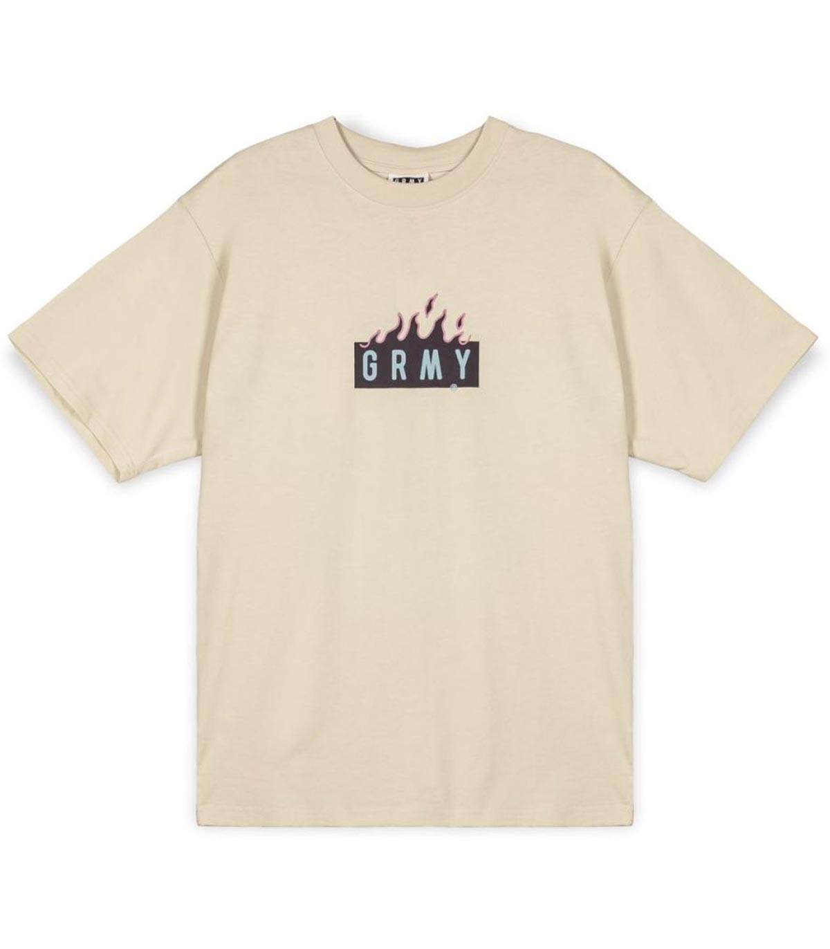 Grimey - Camiseta Oversized "Melted Stone" - Beige
