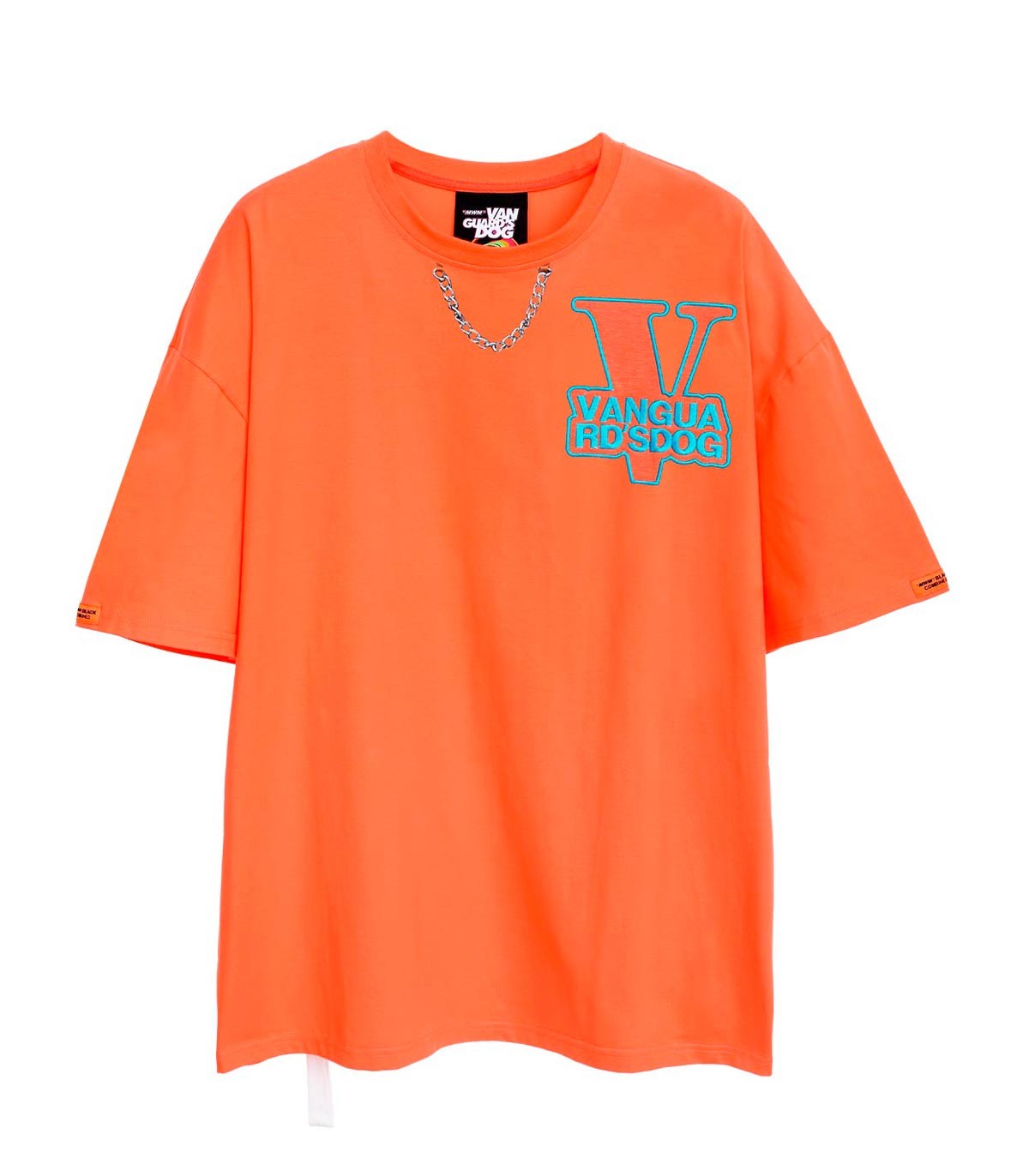 Mod Wave Movement - Camiseta Vanguards Dog - Naranja