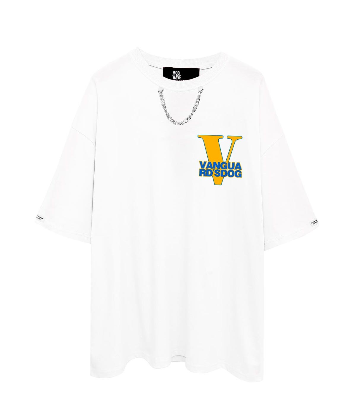 Mod Wave Movement - Camiseta Vanguard's Dog - Blanco