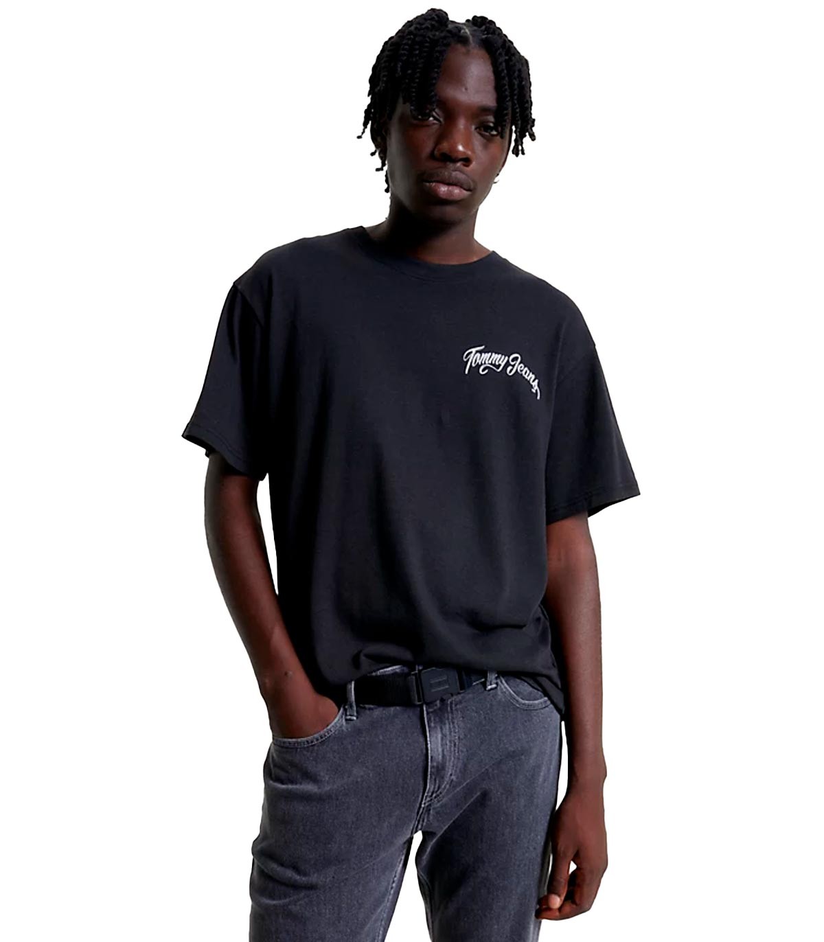 Tommy Jeans - Camiseta New York Vintage - Negro