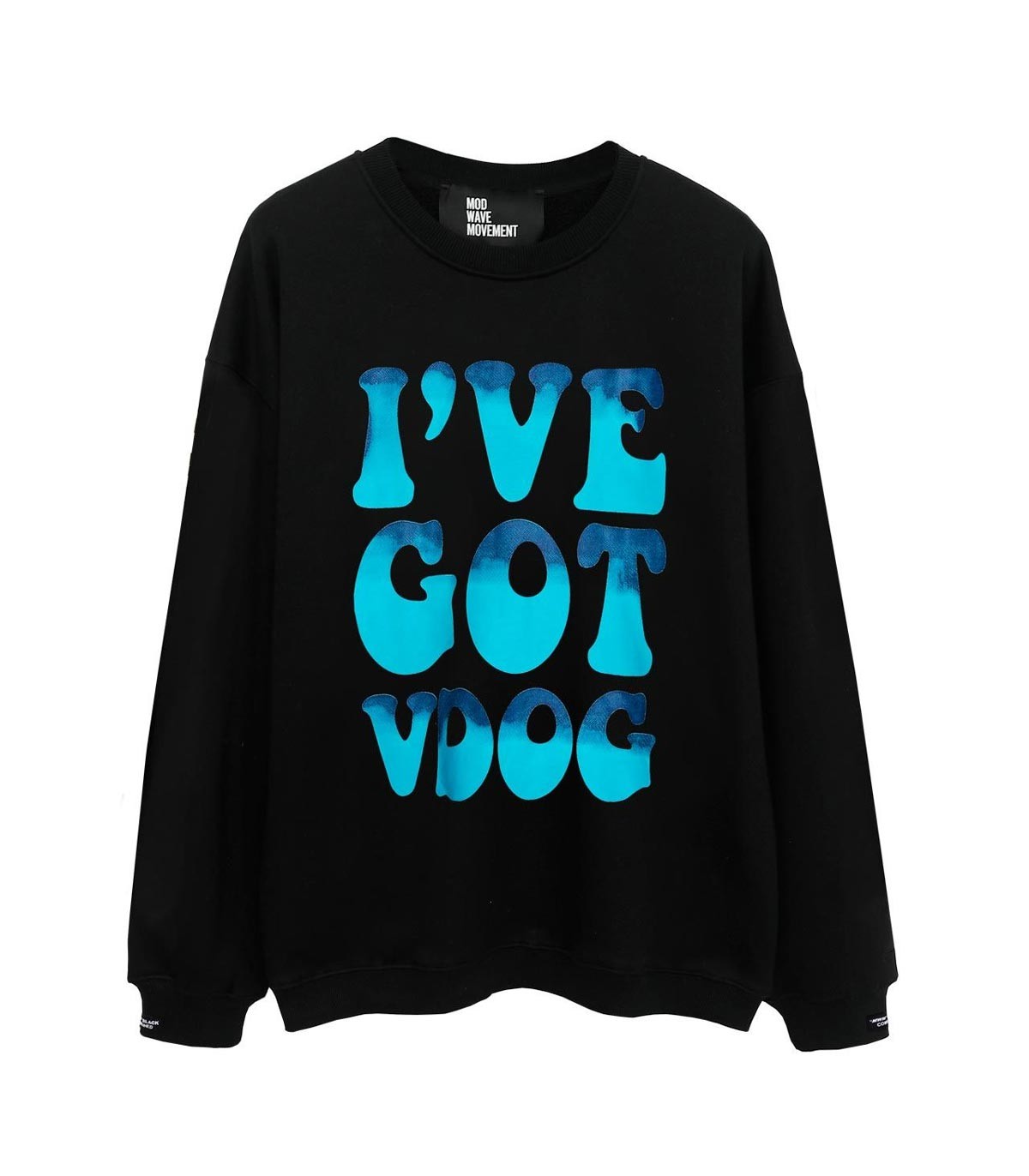 Mod Wave Movement - Sudaderas Vanguards Dog Sweatshirt - Negro