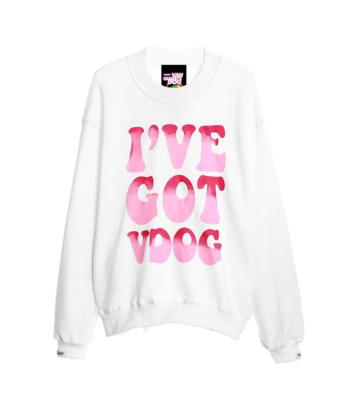 Mod Wave Movement - Sudaderas Vanguards Dog Sweatshirt - Blanco
