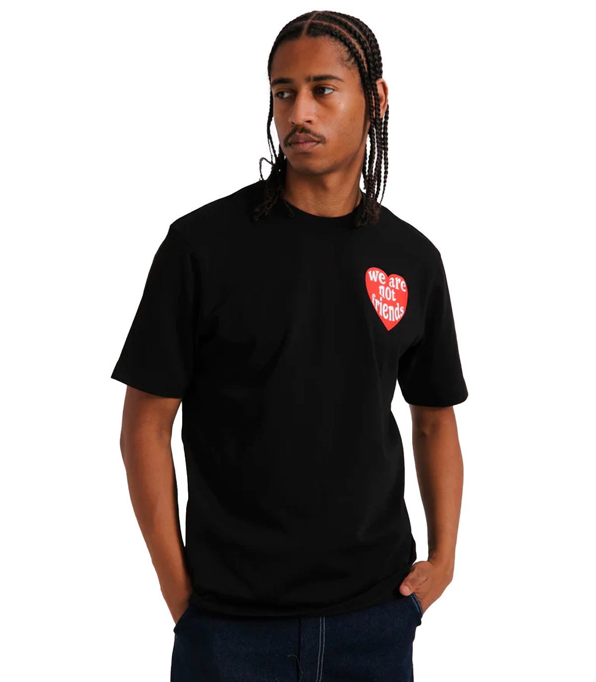 We Are Not Friends - Camisetas Love 4 You - Negro
