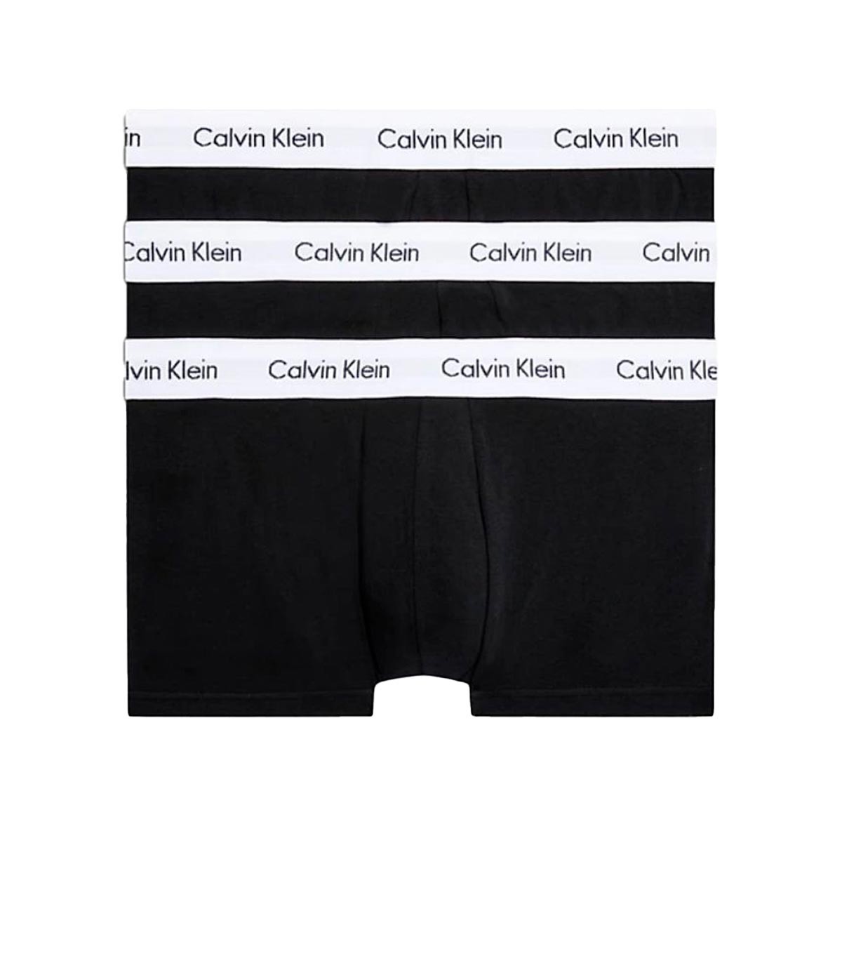Calvin Klein - Bóxer Low Rise 3Pack - Negro