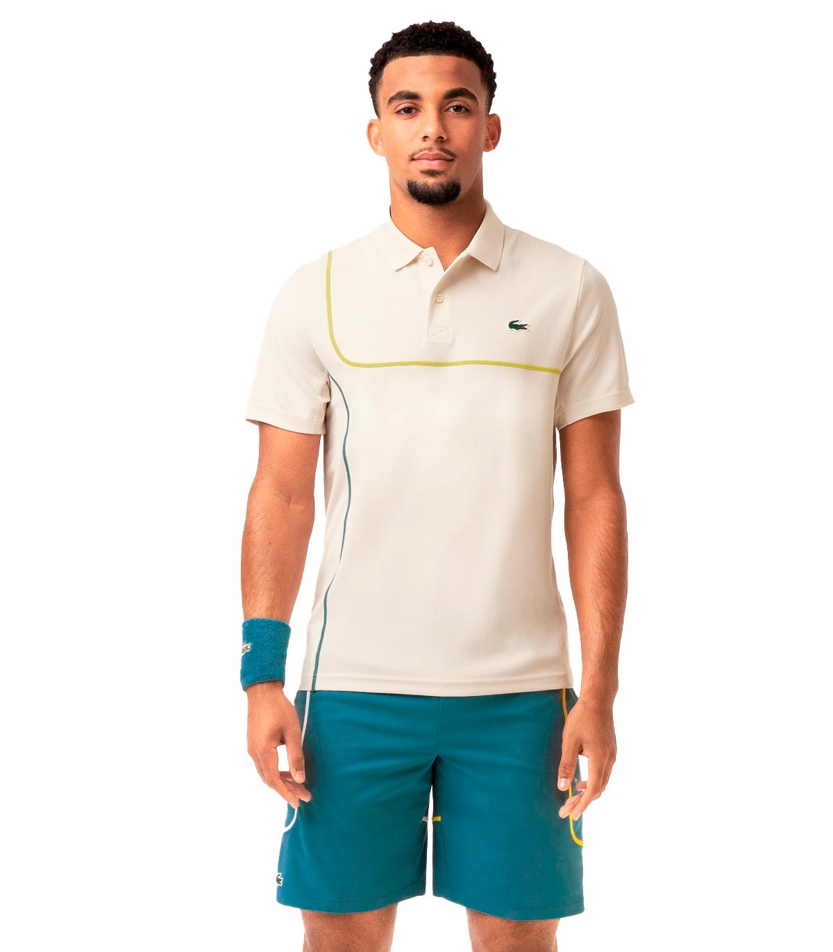 Lacoste - Polo Abotonado De Tenis Con Logo - Multicolor