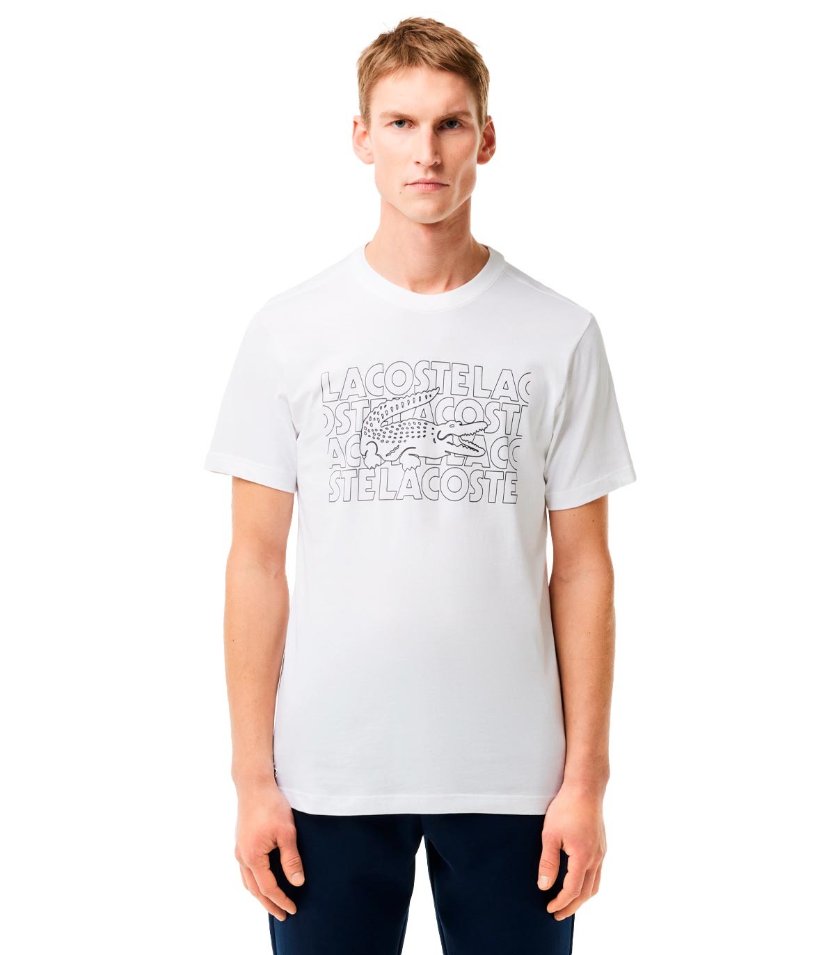 Lacoste - Camiseta Ultra-Dry - Blanco