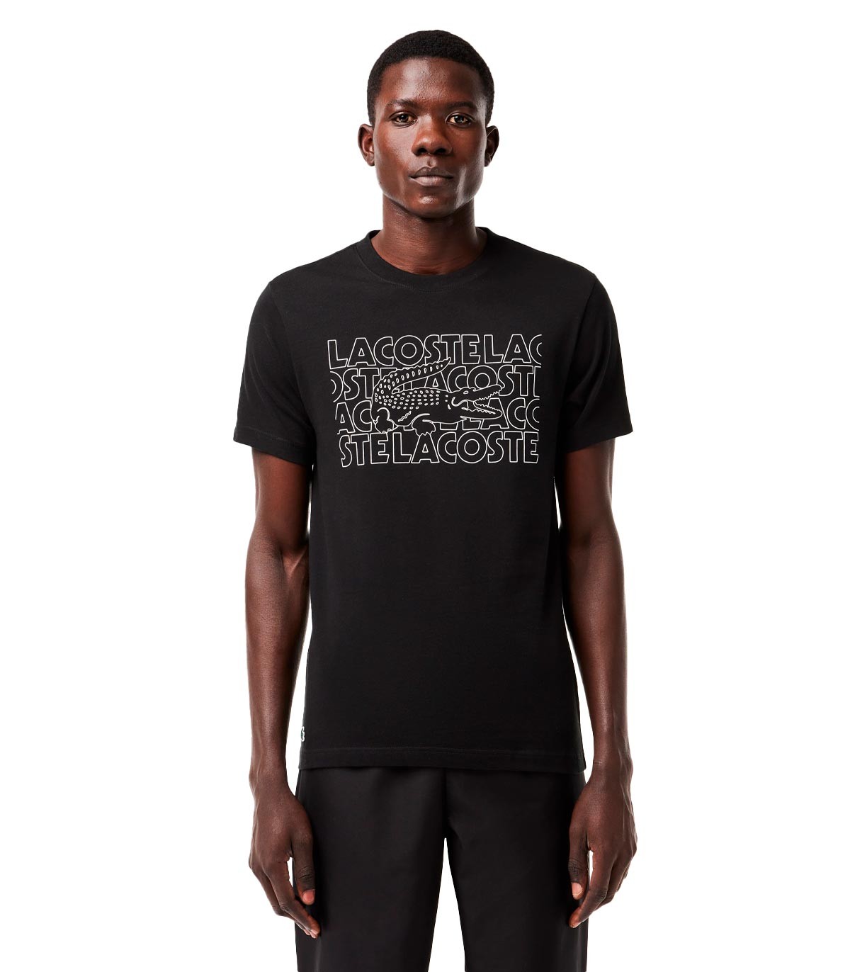 Lacoste - Camiseta Ultra-Dry - Negro