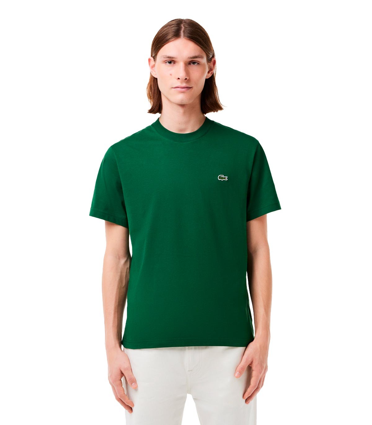 Lacoste - Camiseta De Corte Clásico Con Logo - Verde