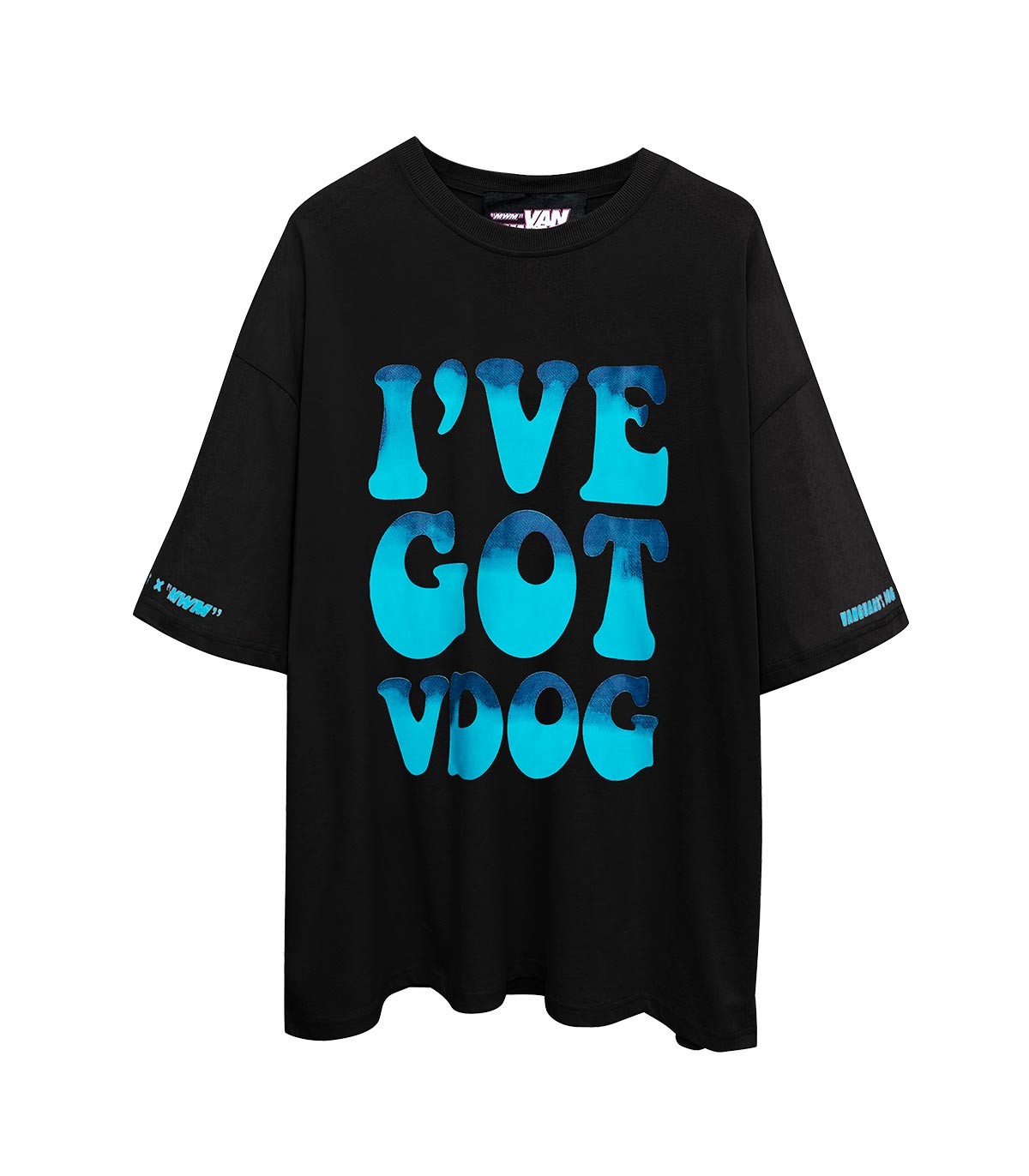 Mod Wave Movement - Camiseta Vanguards Dog 'I've Got VDog' - Negro